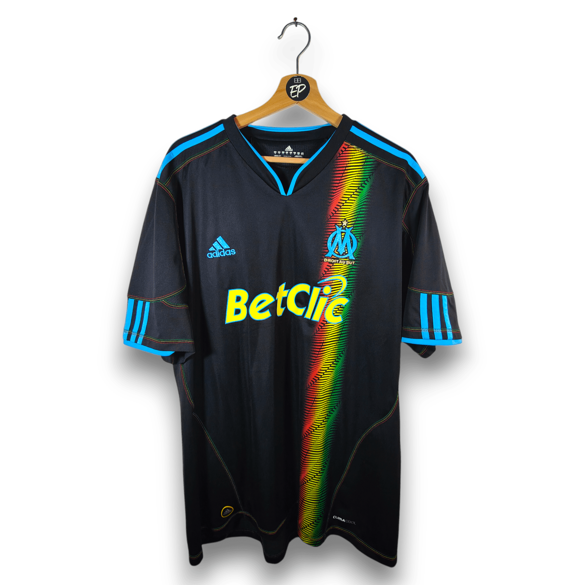 2010 - 11 Olympique Marseille Third Shirt - 9.5/10 - (XL) - Eternal Pitch