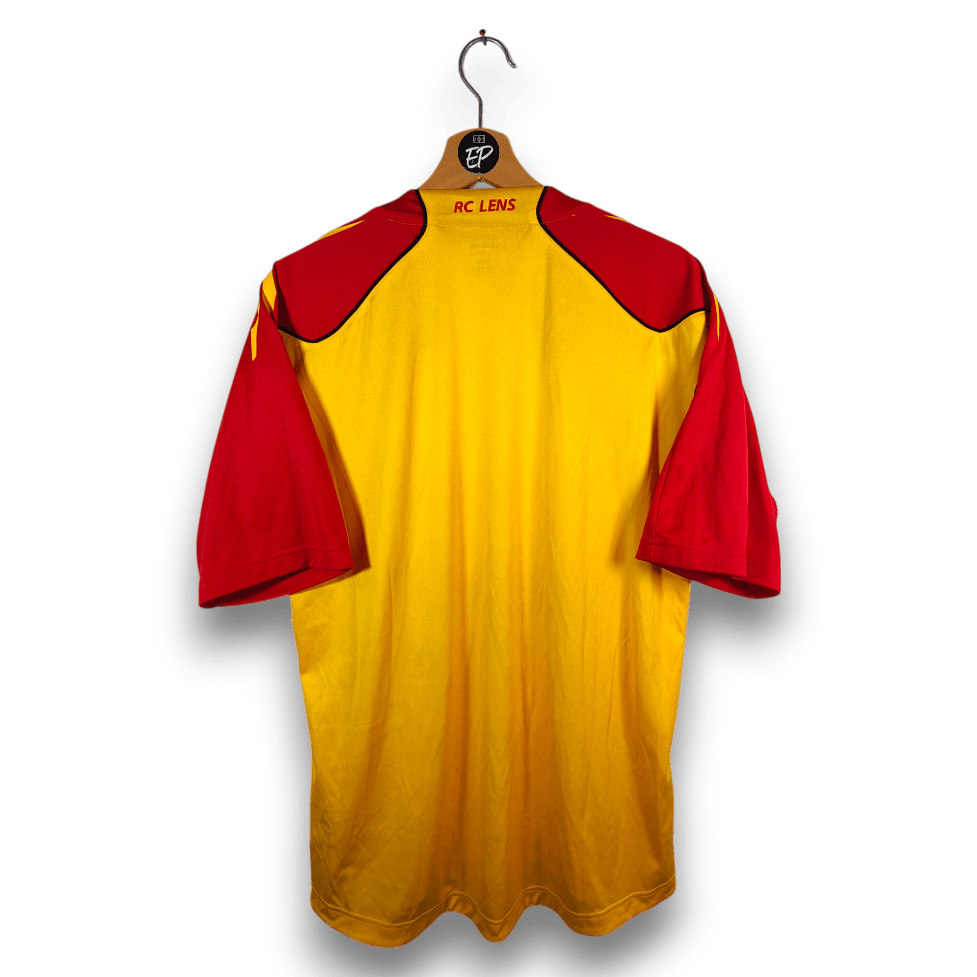 2010 - 11 RC Lens Home Shirt - 9.5/10 - (L) - Eternal Pitch