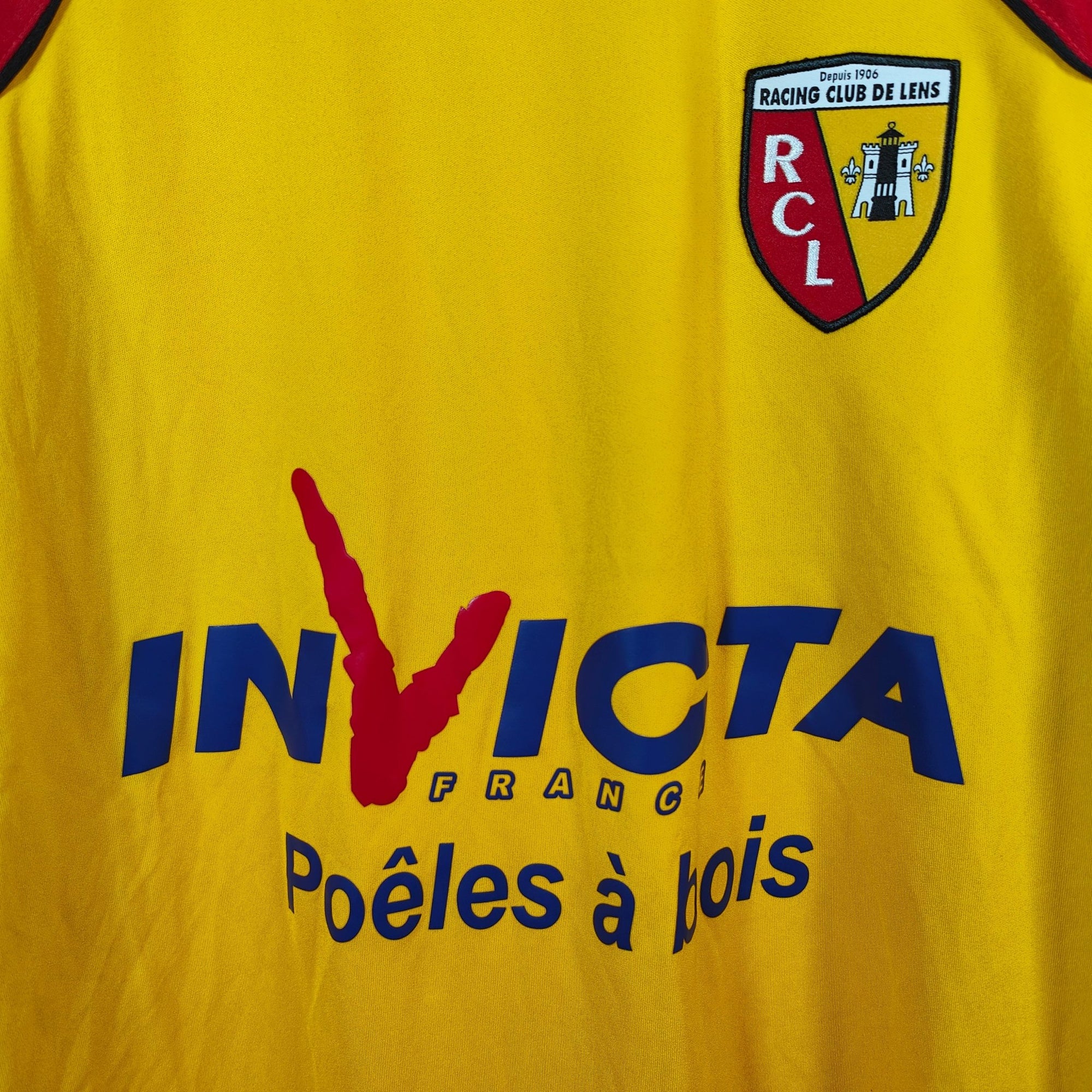 2010 - 11 RC Lens Home Shirt - 9.5/10 - (L) - Eternal Pitch