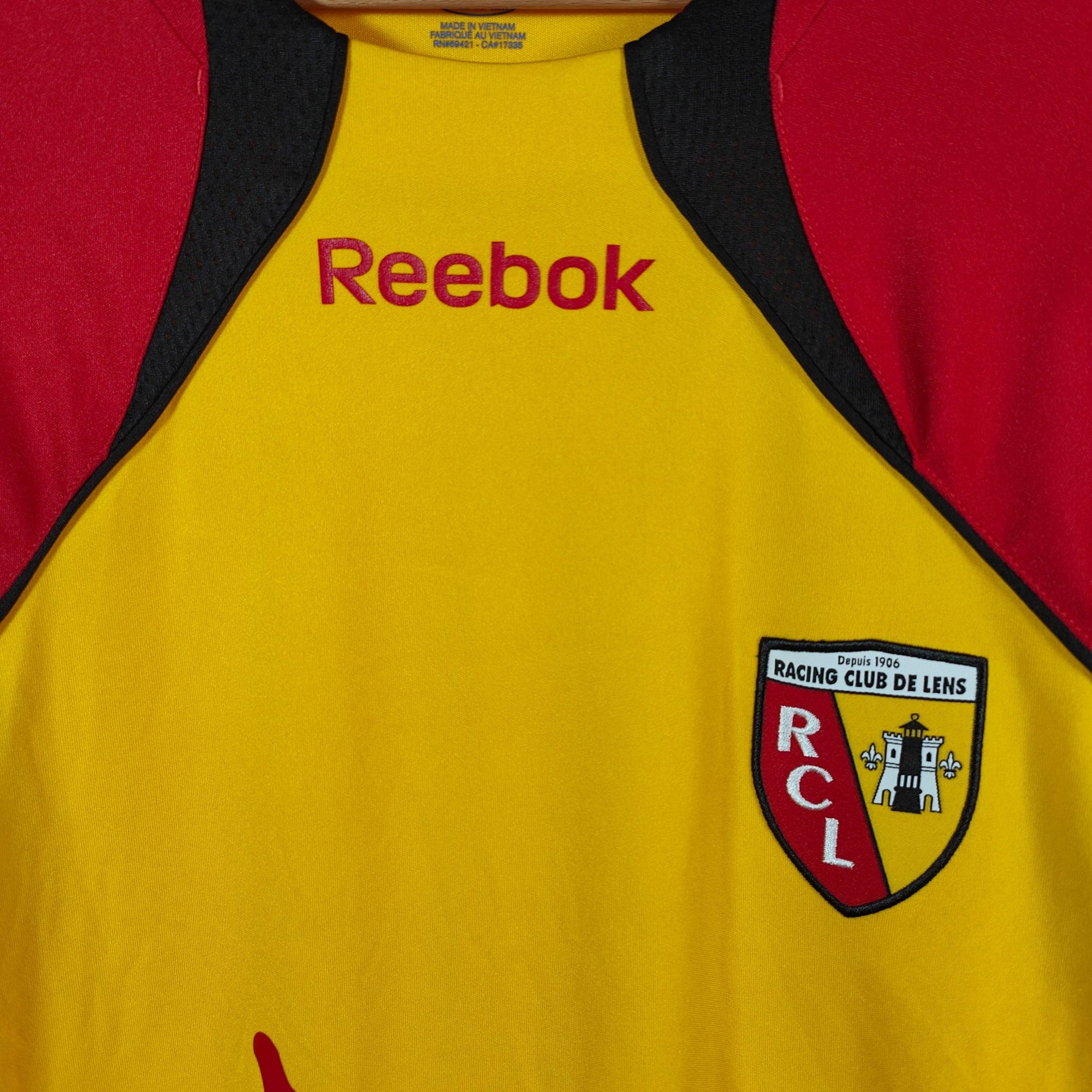 2010 - 11 RC Lens Home Shirt - 9.5/10 - (L) - Eternal Pitch