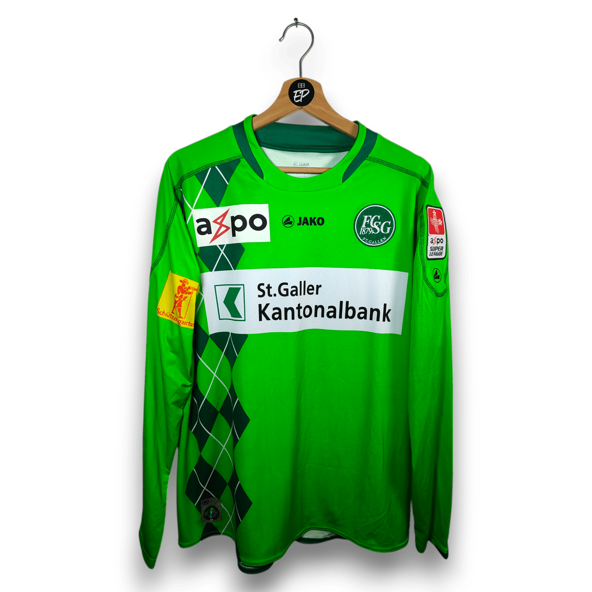 2010 - 11 St Gallen Home Shirt LS Goncalves 16 - 8.5/10 - (L) - Eternal Pitch