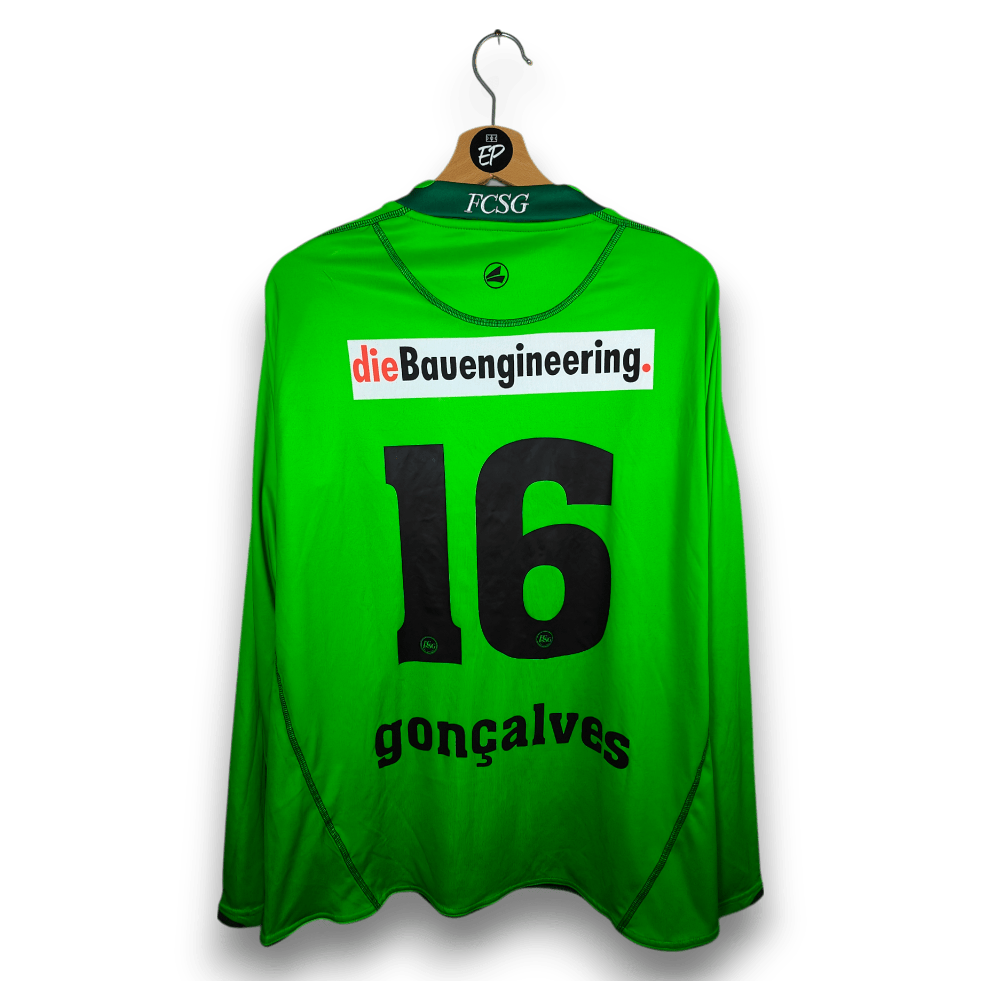 2010 - 11 St Gallen Home Shirt LS Goncalves 16 - 8.5/10 - (L) - Eternal Pitch