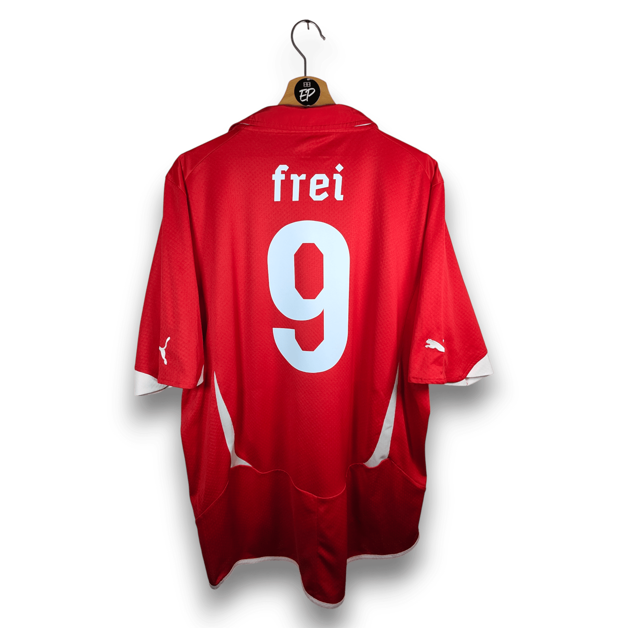 2010 - 11 Switzerland Home Shirt Frei 9 - 9/10 - (XL) - Eternal Pitch