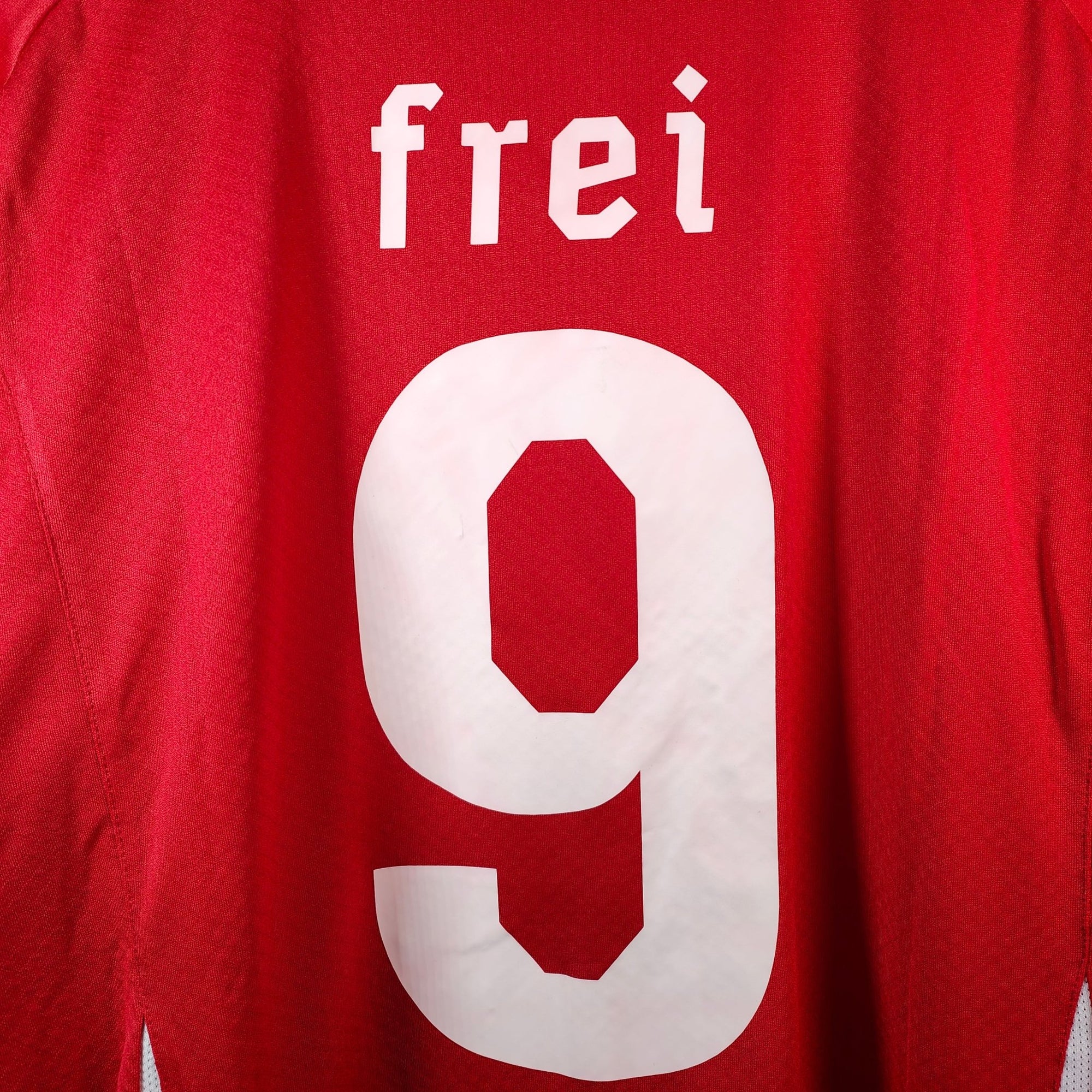 2010 - 11 Switzerland Home Shirt Frei 9 - BNWT - 9.5 - (M) - Eternal Pitch