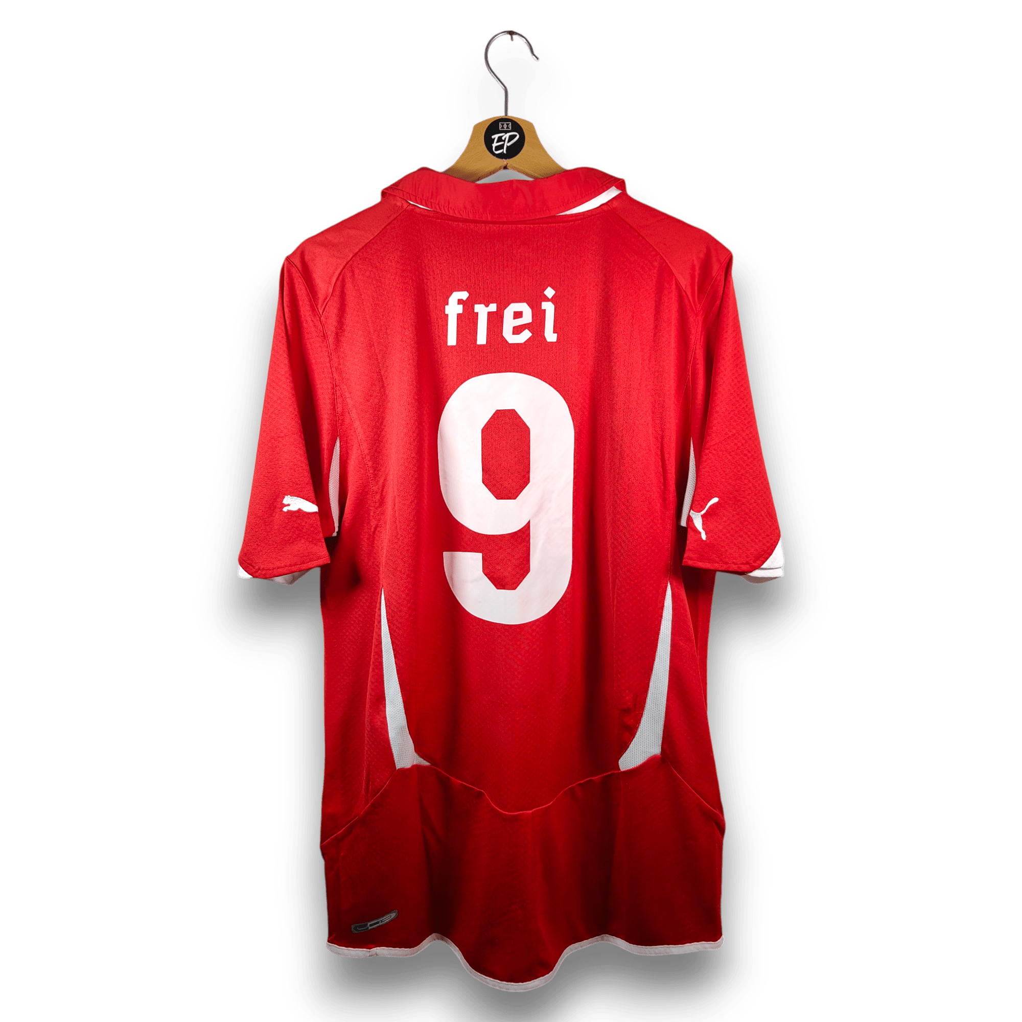 2010 - 11 Switzerland Home Shirt Frei 9 - BNWT - 9.5 - (M) - Eternal Pitch