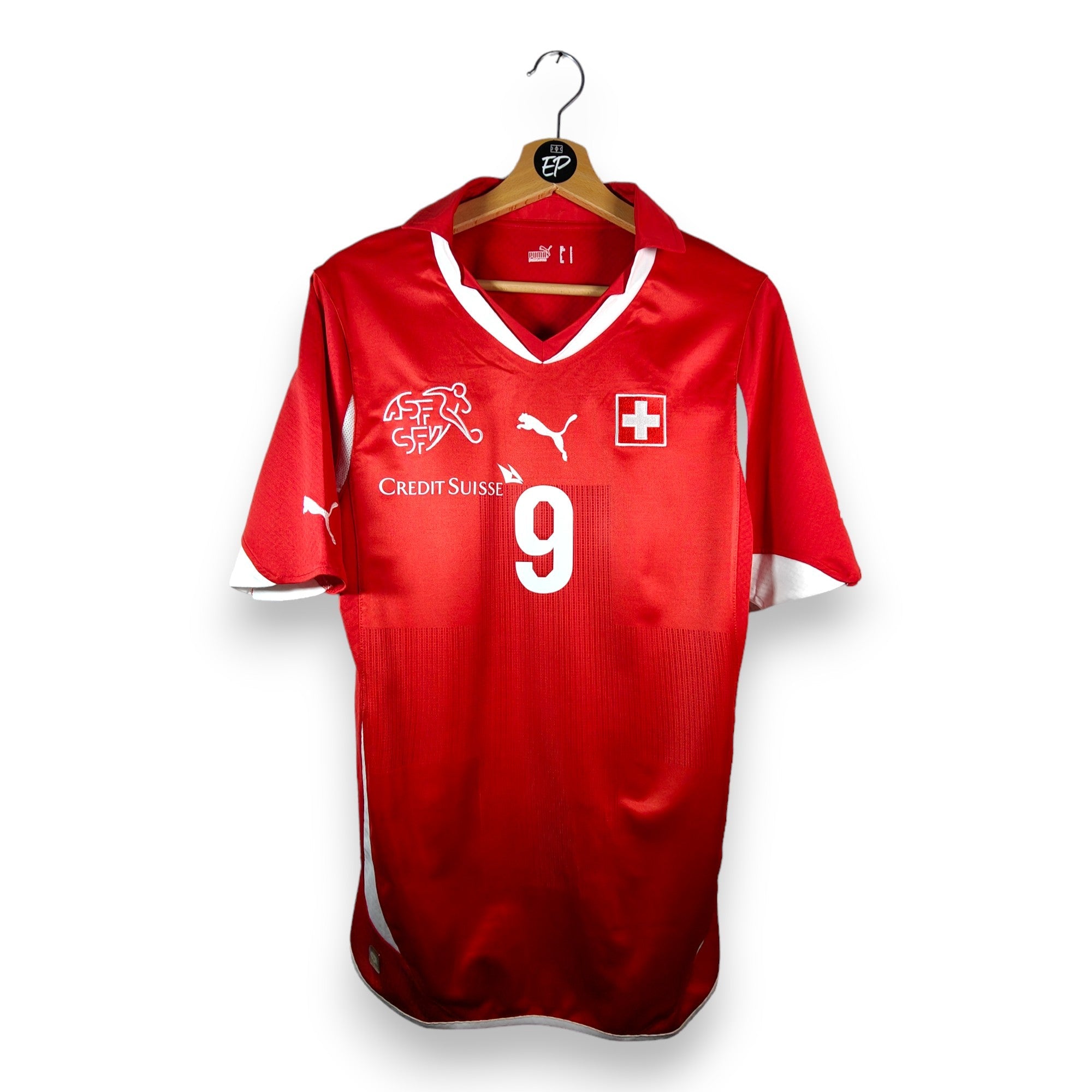 2010 - 11 Switzerland Home Shirt Frei 9 (S) - Eternal Pitch