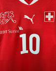 2010 - 11 Switzerland Home Shirt Nkufo 10 - 9.5/10 - (M) - Eternal Pitch