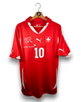 2010 - 11 Switzerland Home Shirt Nkufo 10 - 9.5/10 - (M) - Eternal Pitch
