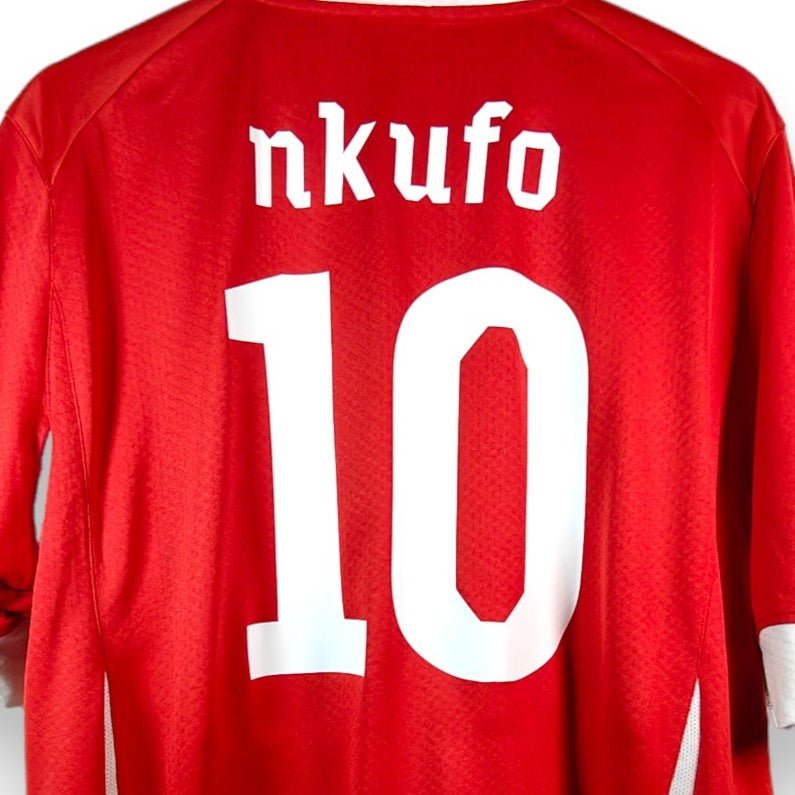 2010 - 11 Switzerland Home Shirt Nkufo 10 (L) - Eternal Pitch