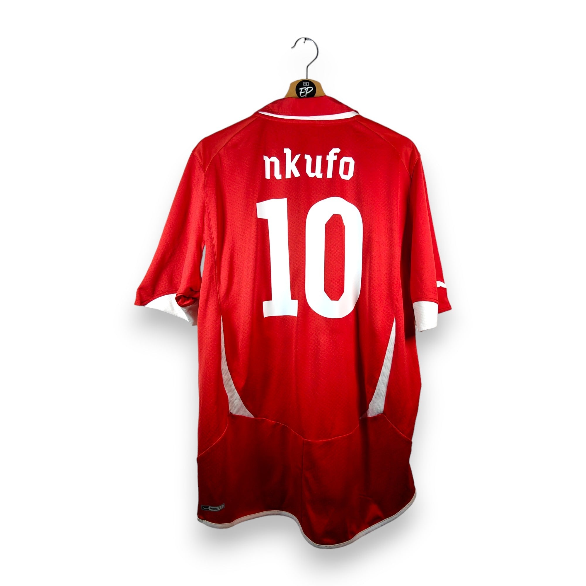 2010 - 11 Switzerland Home Shirt Nkufo 10 (L) - Eternal Pitch