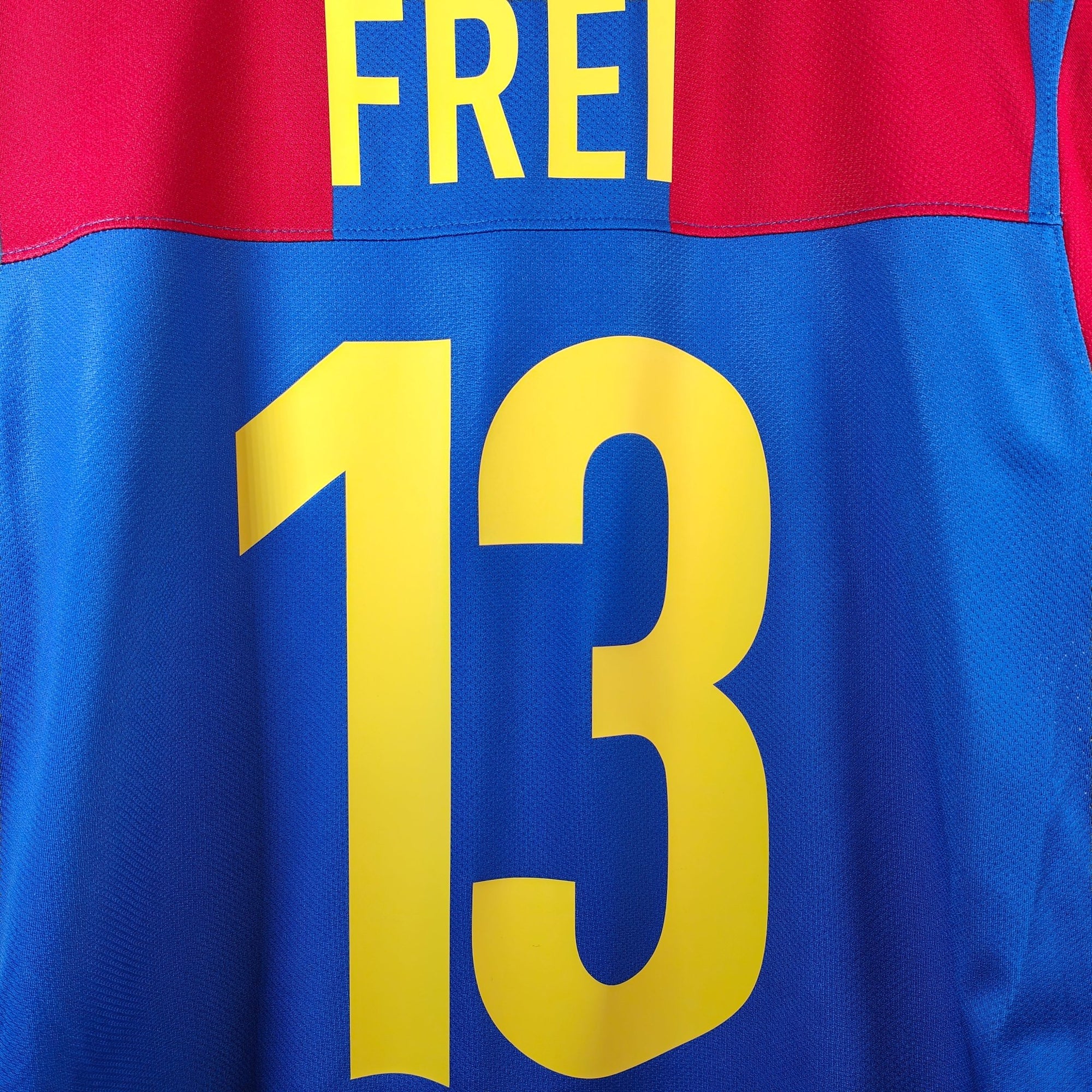 2010 - 12 FC Basel Home Shirt Frei 13 - 9/10 - (S) - Eternal Pitch
