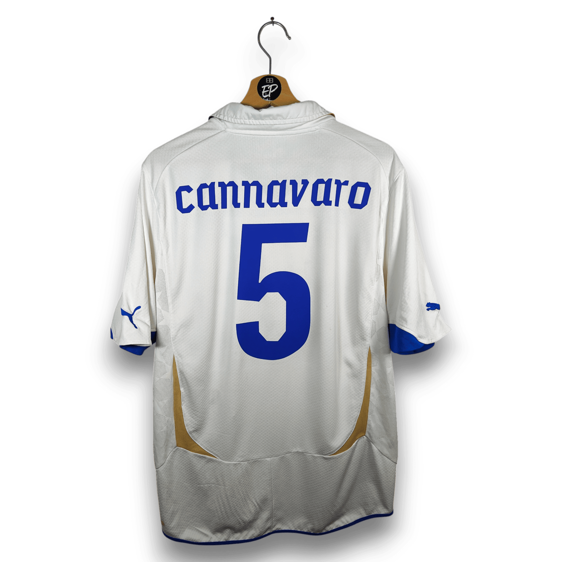 2010-12 Italy Away Shirt Cannavaro #5 - 8.5/10 - (XL) – 736648