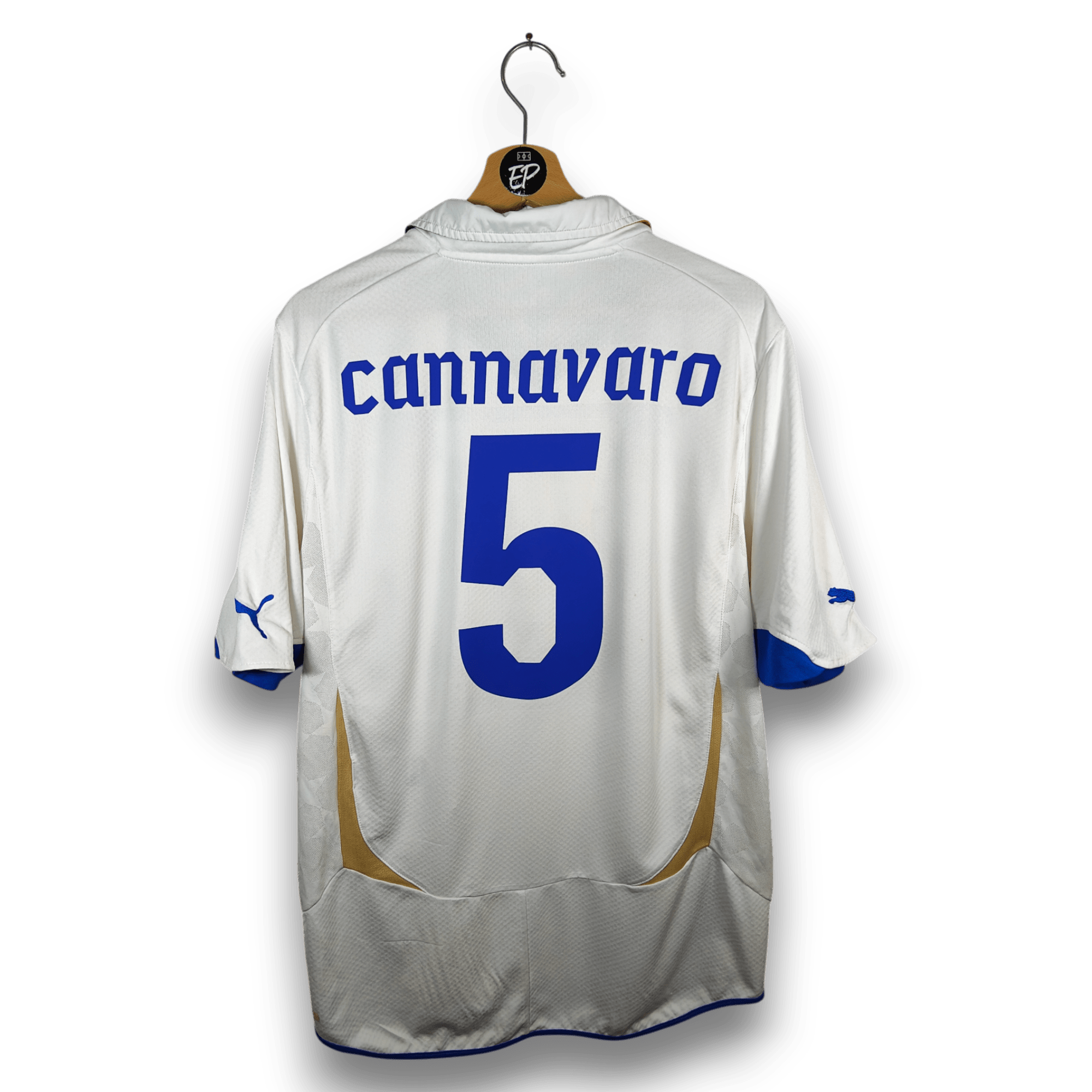 2010 - 12 Italy Away Shirt Cannavaro 5 - 8.5/10 - (XL) - Eternal Pitch