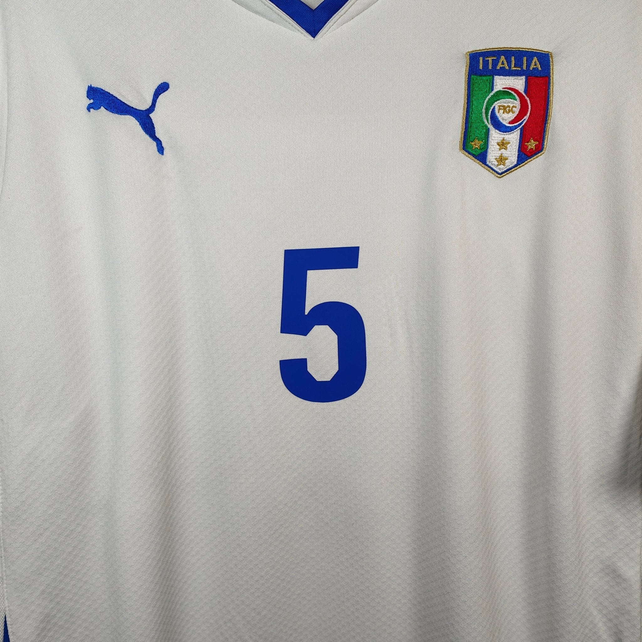 2010-12 Italy Away Shirt Cannavaro #5 - 8.5/10 - (XL) – 736648