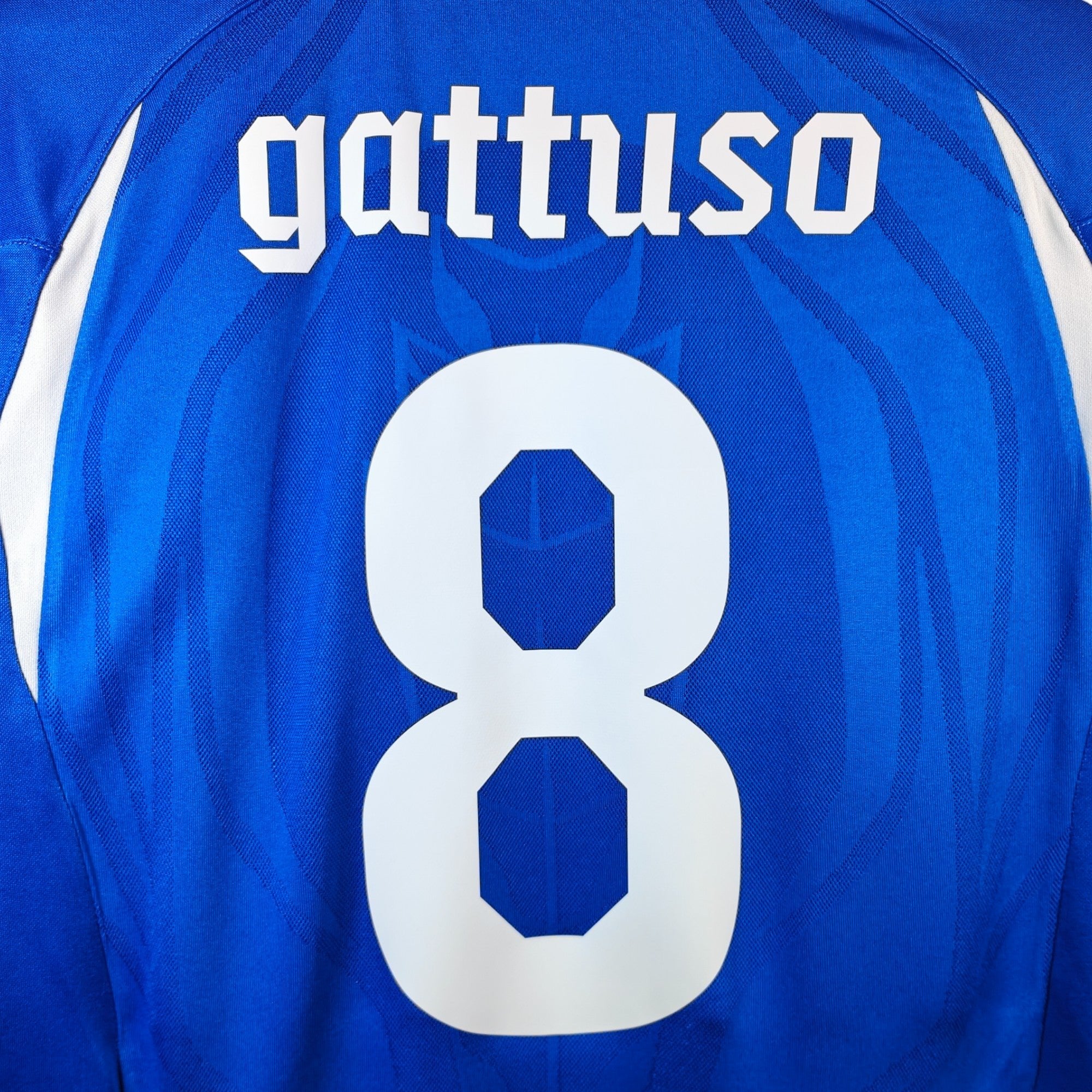 2010 - 12 Italy Home Shirt Gattuso 8 - 8.5/10 - (M) - Eternal Pitch