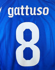 2010 - 12 Italy Home Shirt Gattuso 8 - 8.5/10 - (M) - Eternal Pitch