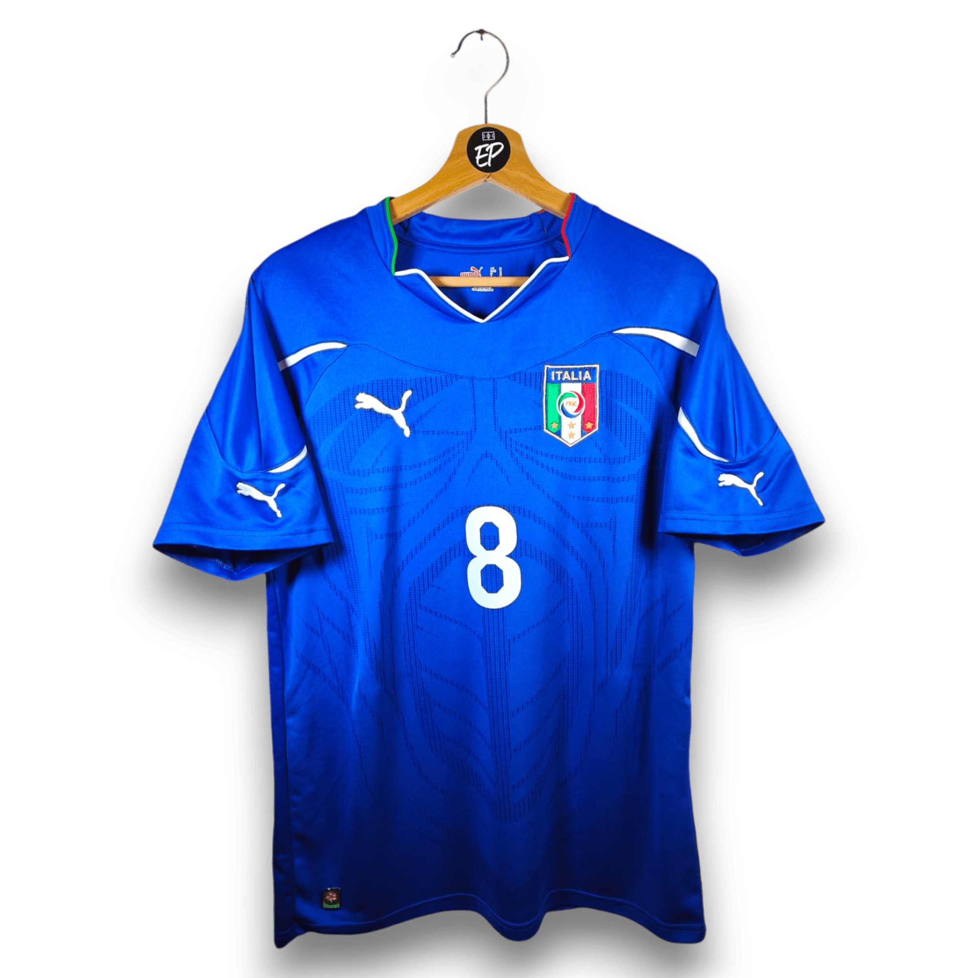 2010 - 12 Italy Home Shirt Gattuso 8 - 8.5/10 - (M) - Eternal Pitch