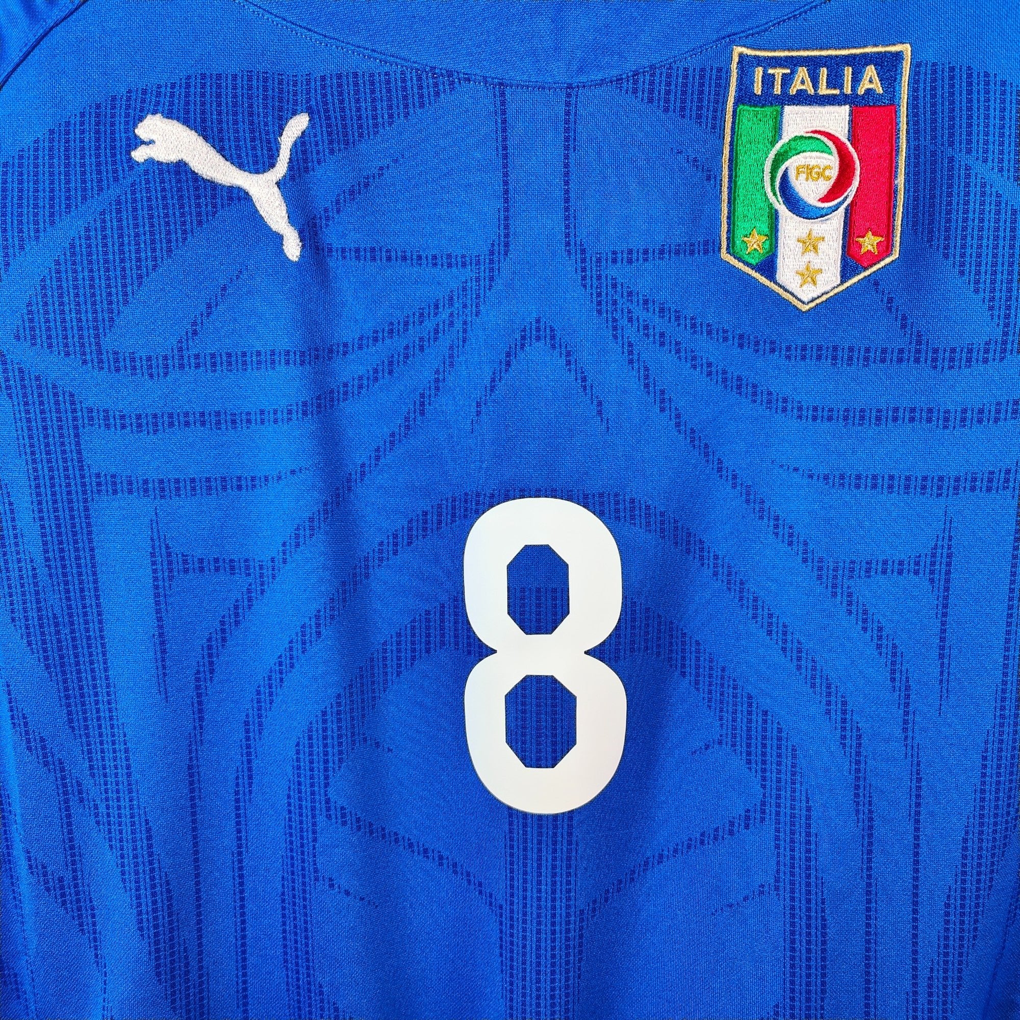 2010 - 12 Italy Home Shirt Gattuso 8 - 8.5/10 - (M) - Eternal Pitch