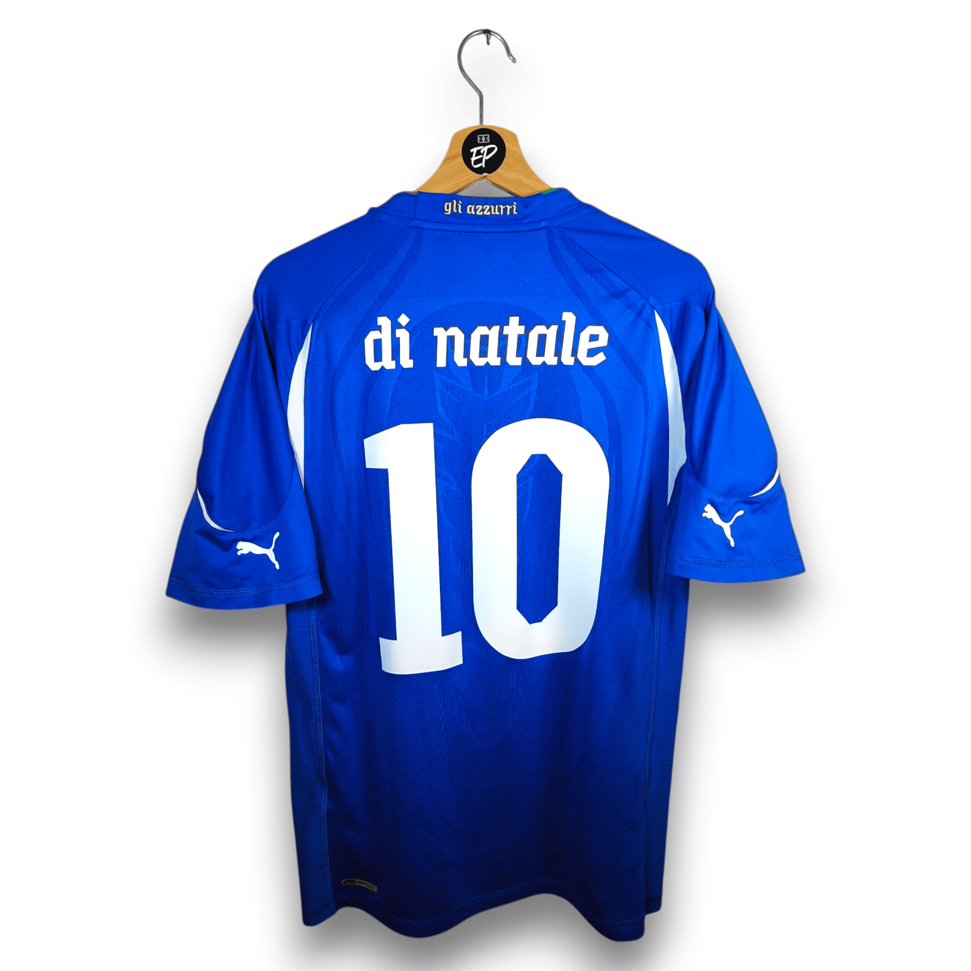 2010 - 12 Italy Player Version Home Shirt Di Natale 10 - 9.5/10 - (XL) - Eternal Pitch
