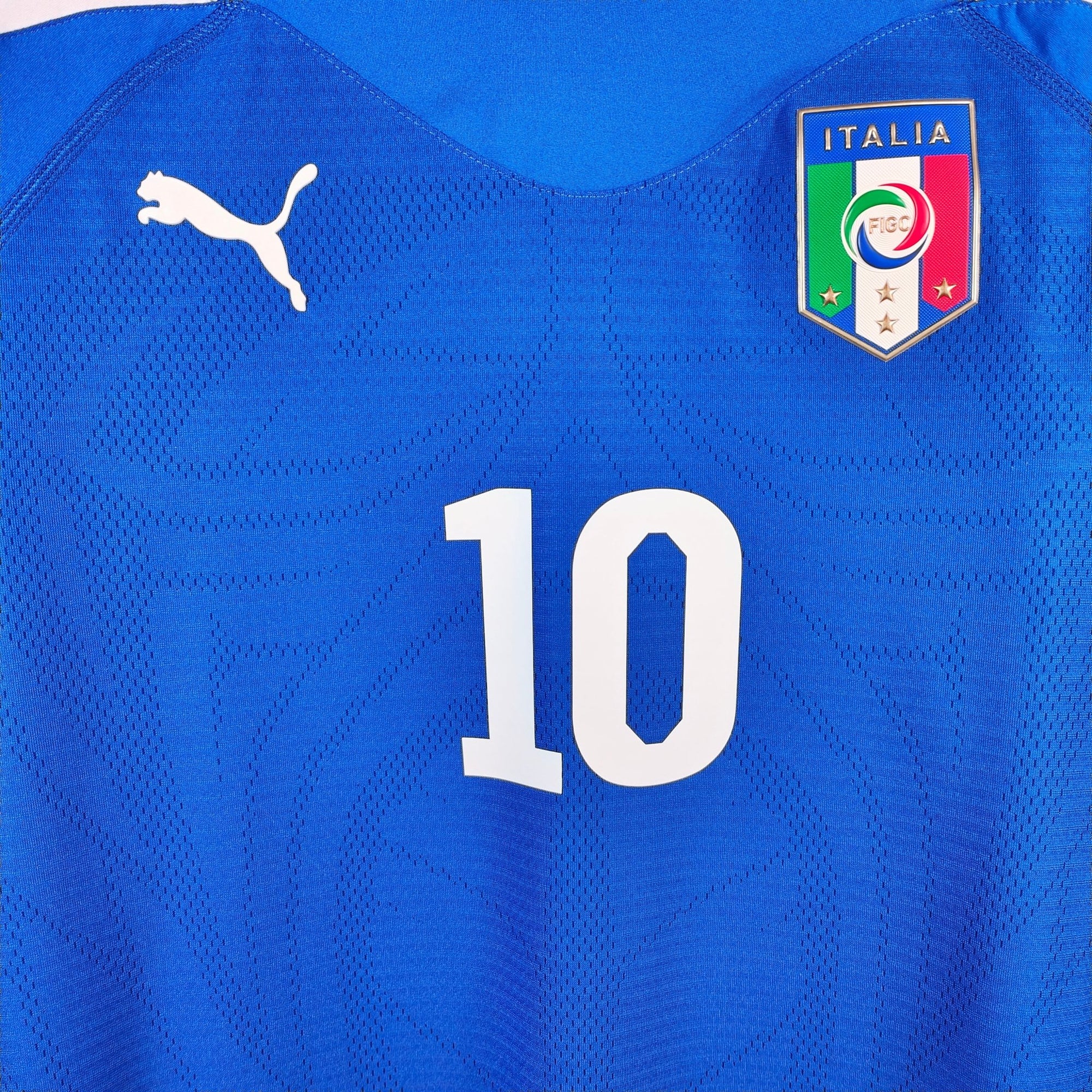 2010 - 12 Italy Player Version Home Shirt Di Natale 10 - 9.5/10 - (XL) - Eternal Pitch