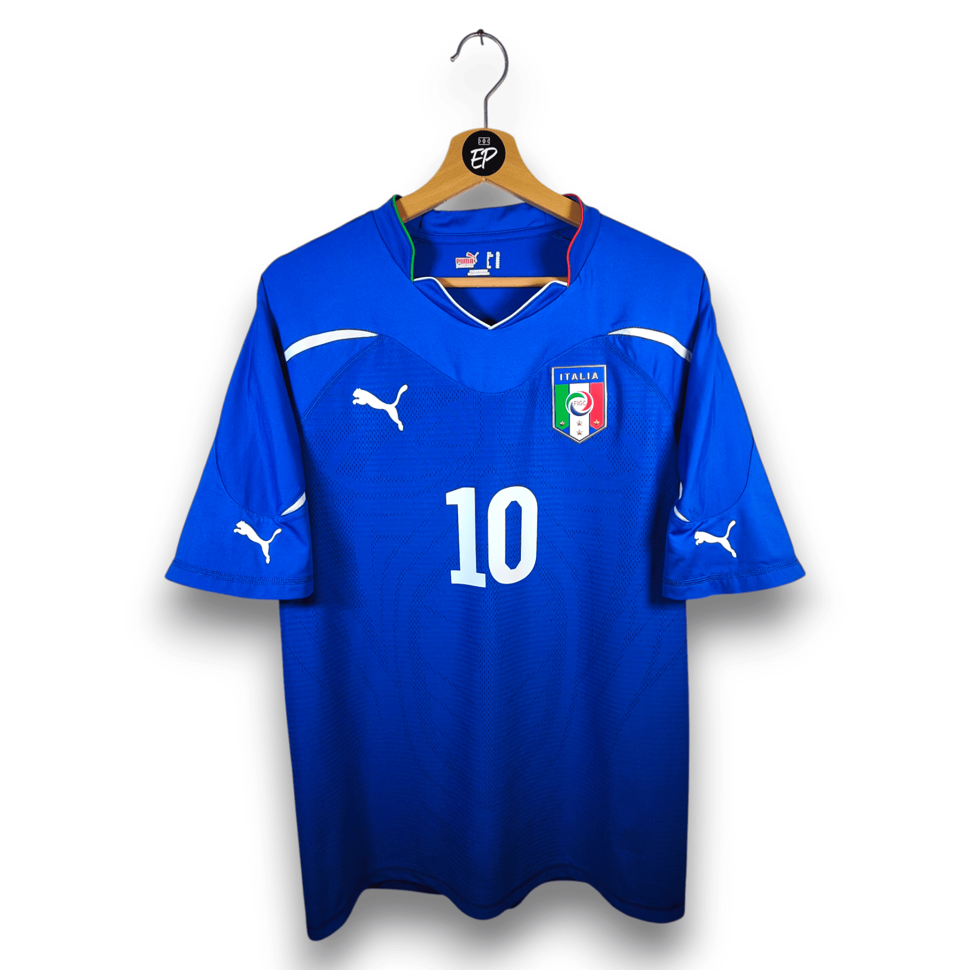 2010 - 12 Italy Player Version Home Shirt Di Natale 10 - 9.5/10 - (XL) - Eternal Pitch