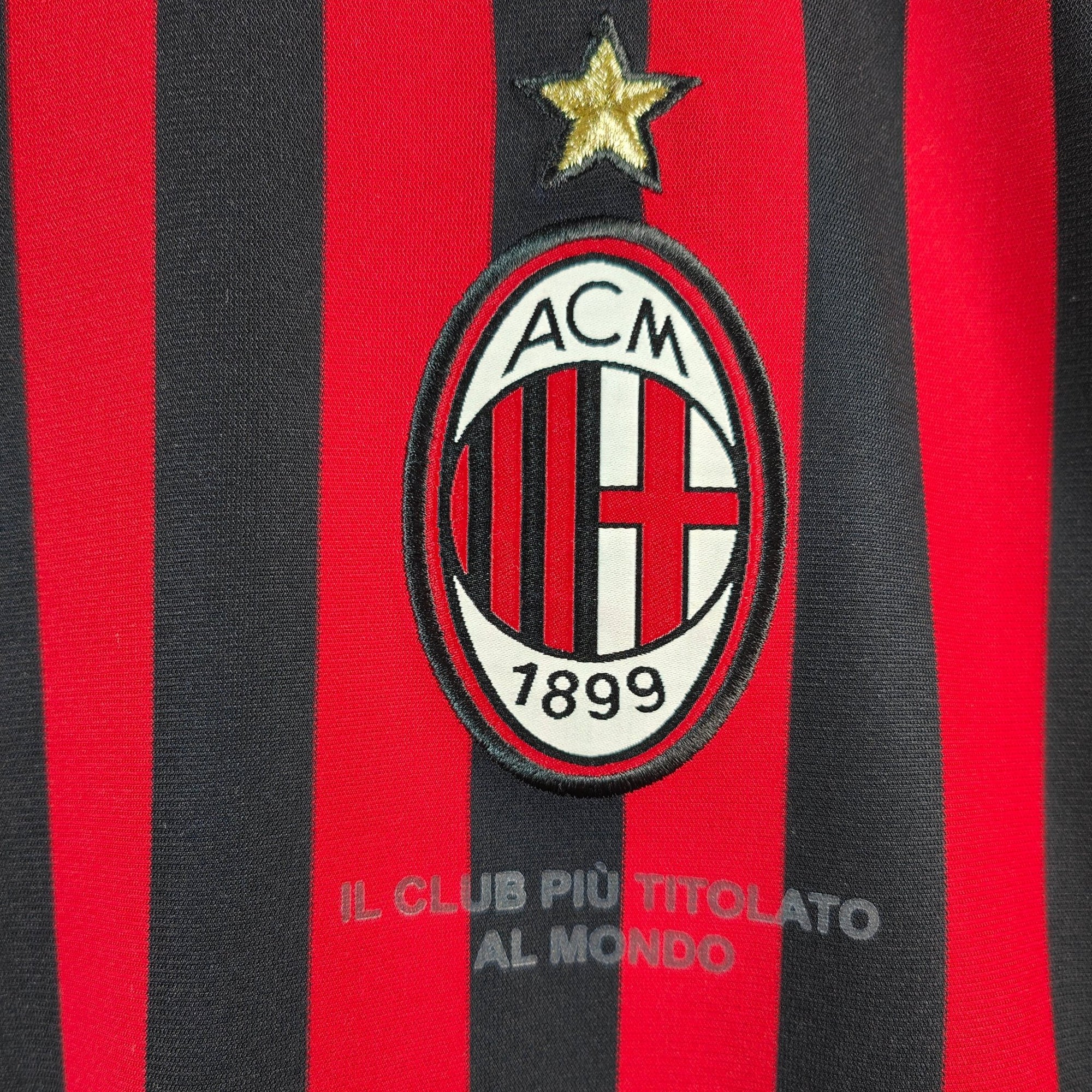 2011 - 12 AC Milan Home Shirt Prince 27 (XL) - Eternal Pitch
