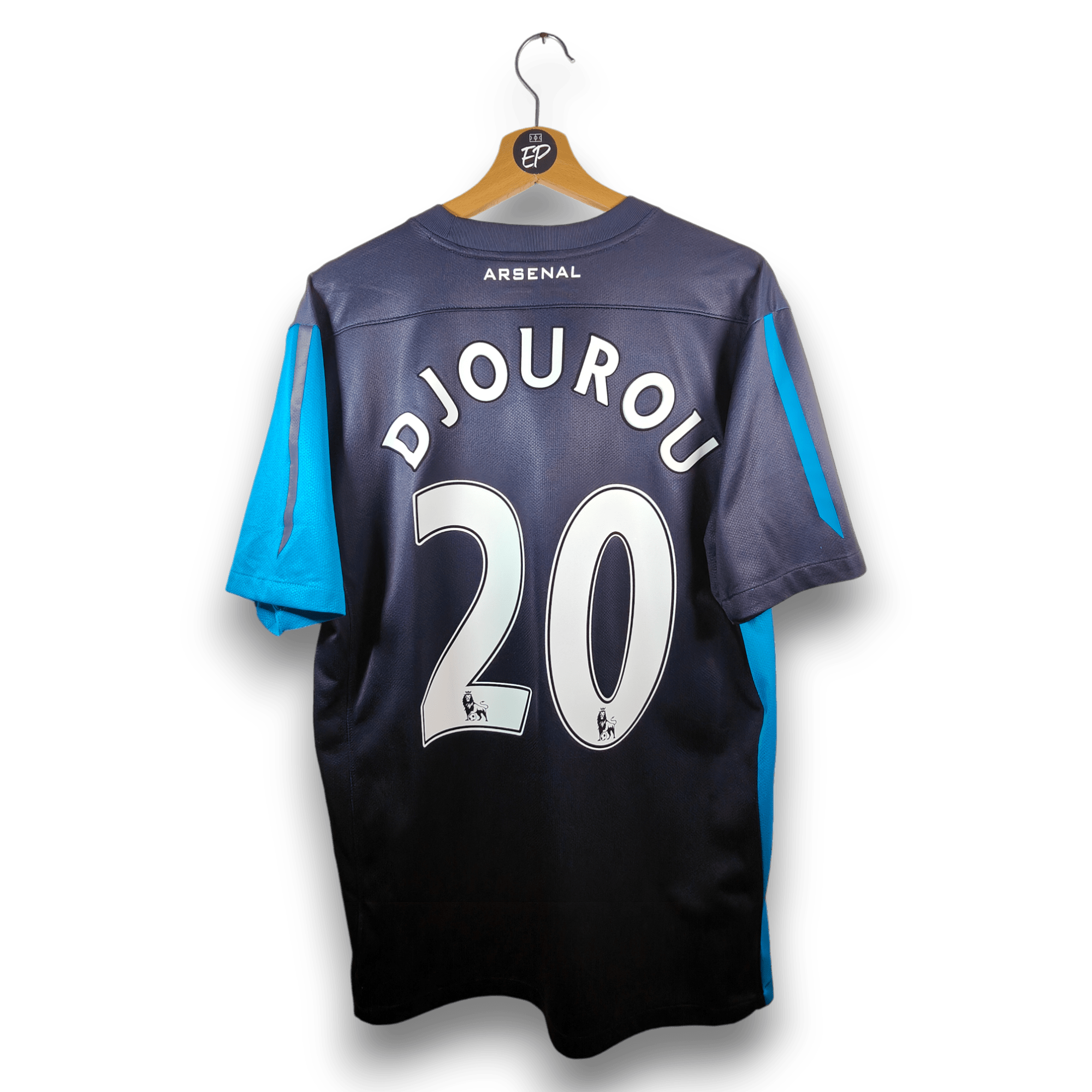 2011 - 12 Arsenal Away Shirt Djourou 20 (L) - Eternal Pitch