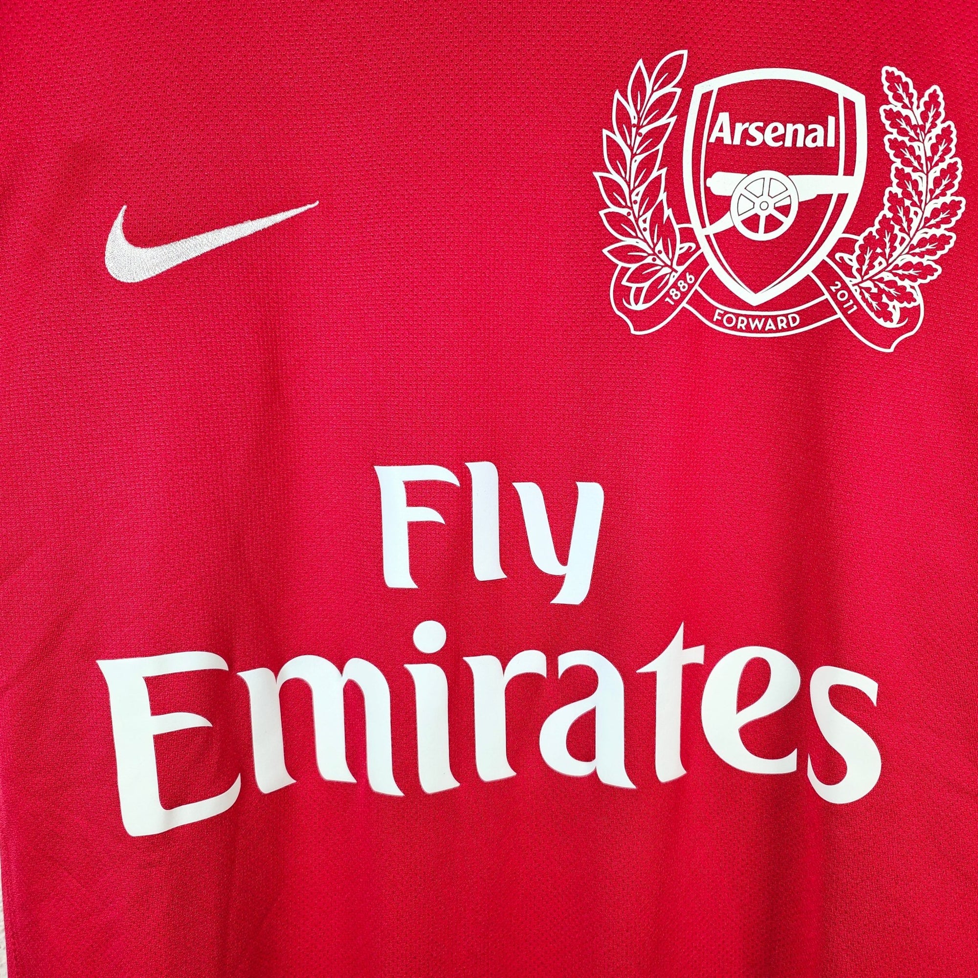 2011 - 12 Arsenal Home Shirt Djourou 20 - 6.5/10 - (M) - Eternal Pitch