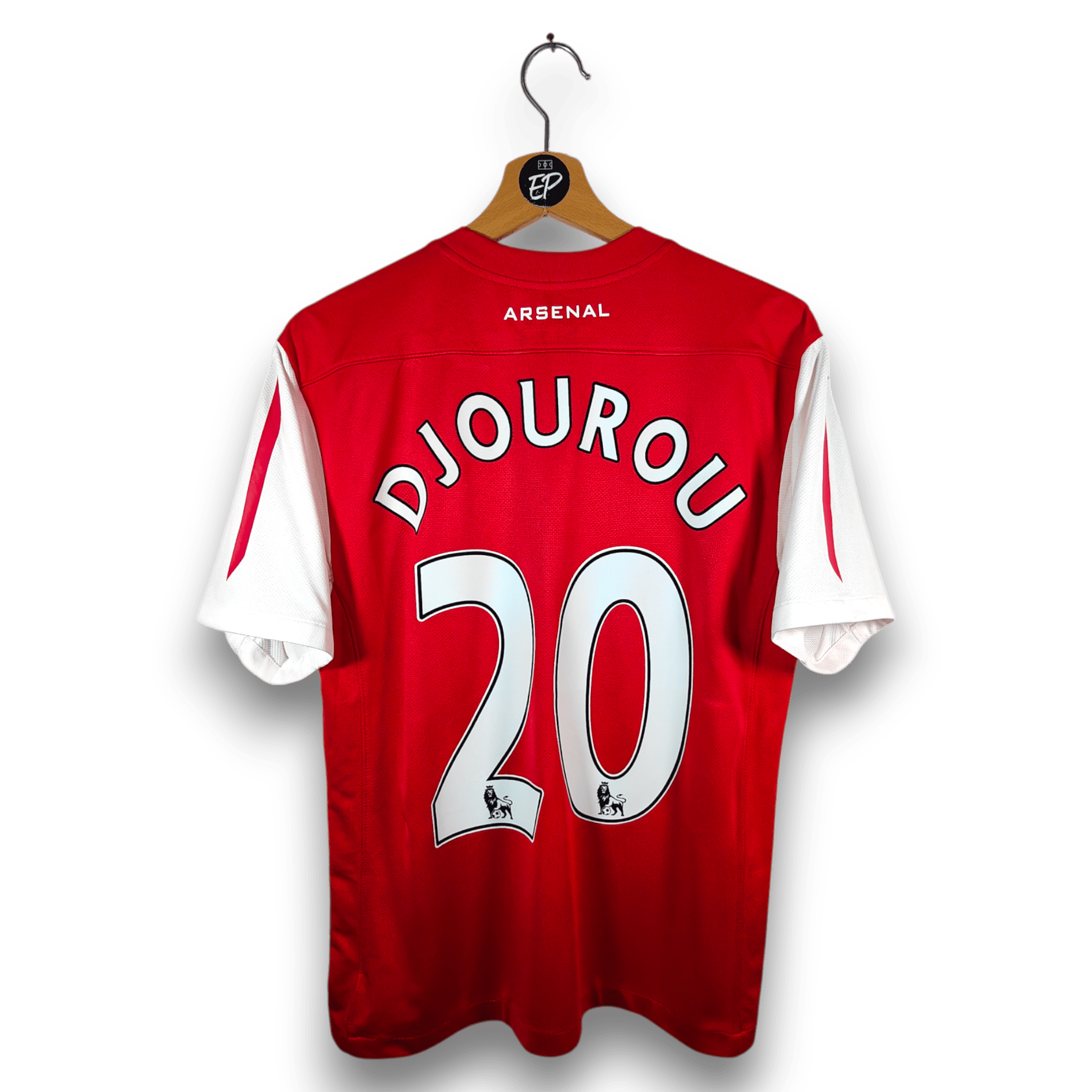2011 - 12 Arsenal Home Shirt Djourou 20 - 6.5/10 - (M) - Eternal Pitch