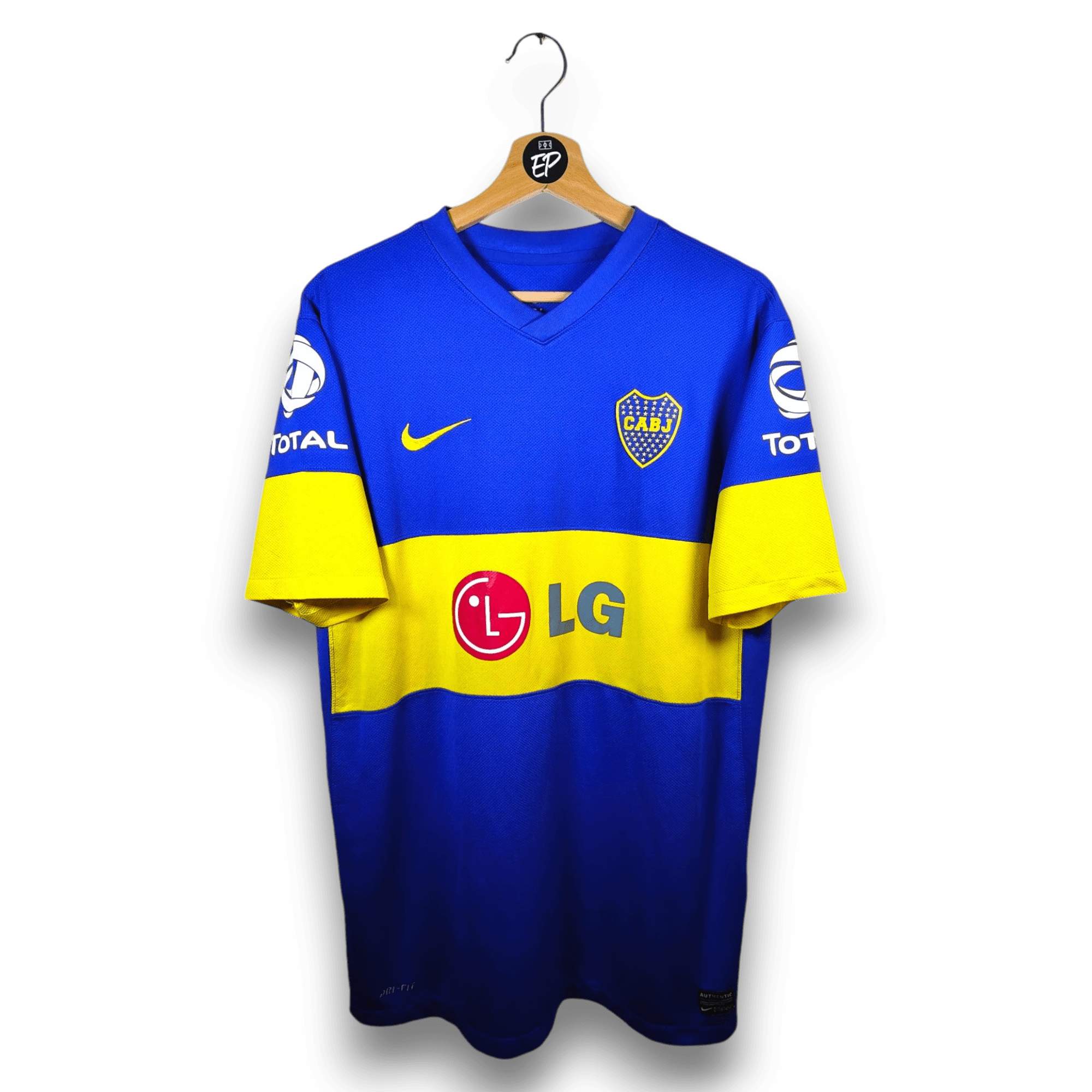 2011 - 12 Boca Juniors Home Shirt - 8.5/10 - (L) - Eternal Pitch