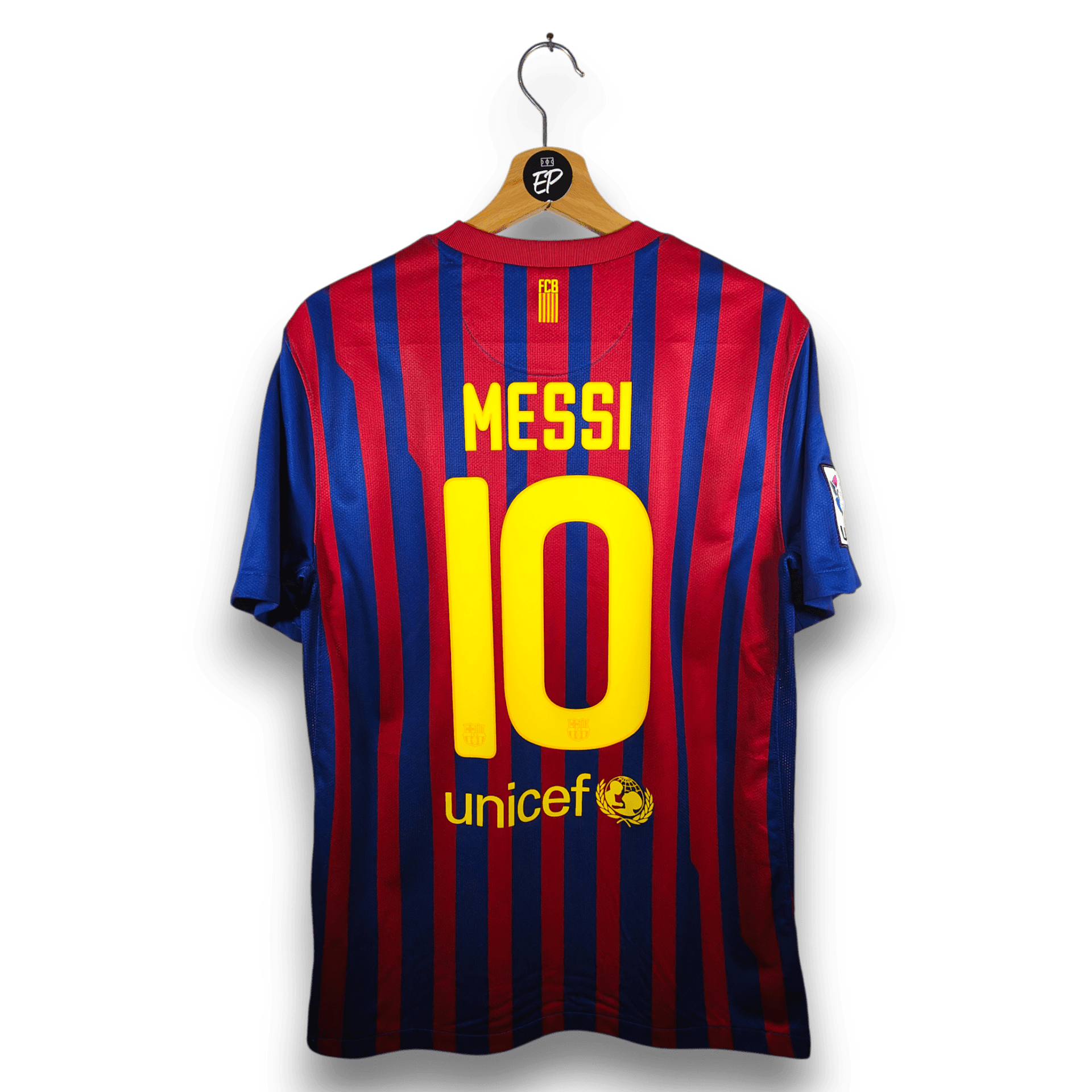 2011-12 FC Barcelona Home Shirt Messi #10 - 9/10 - (M) – 419877
