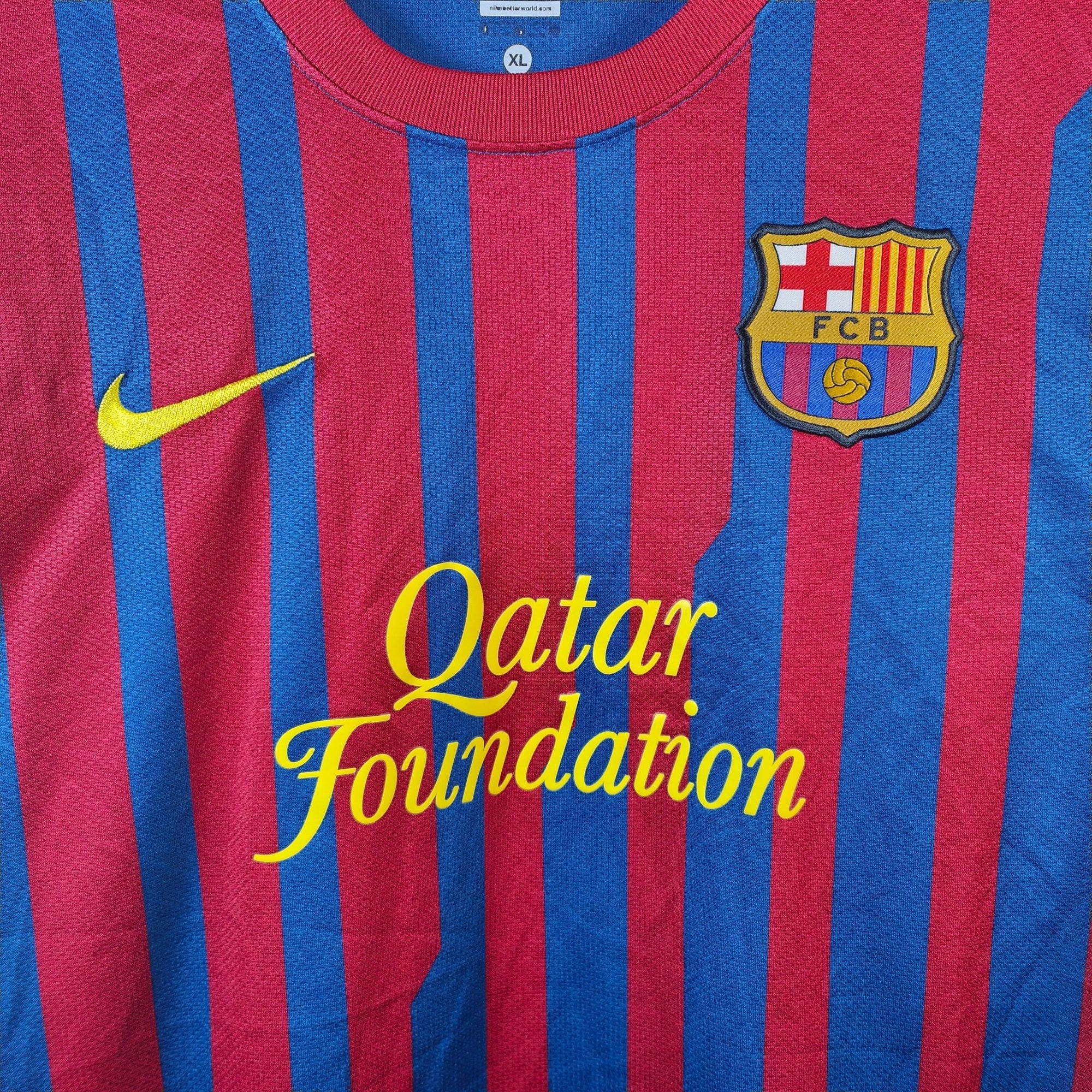 2011 - 12 FC Barcelona Home Shirt Messi 10 - 9.5/10 - (XL) - Eternal Pitch