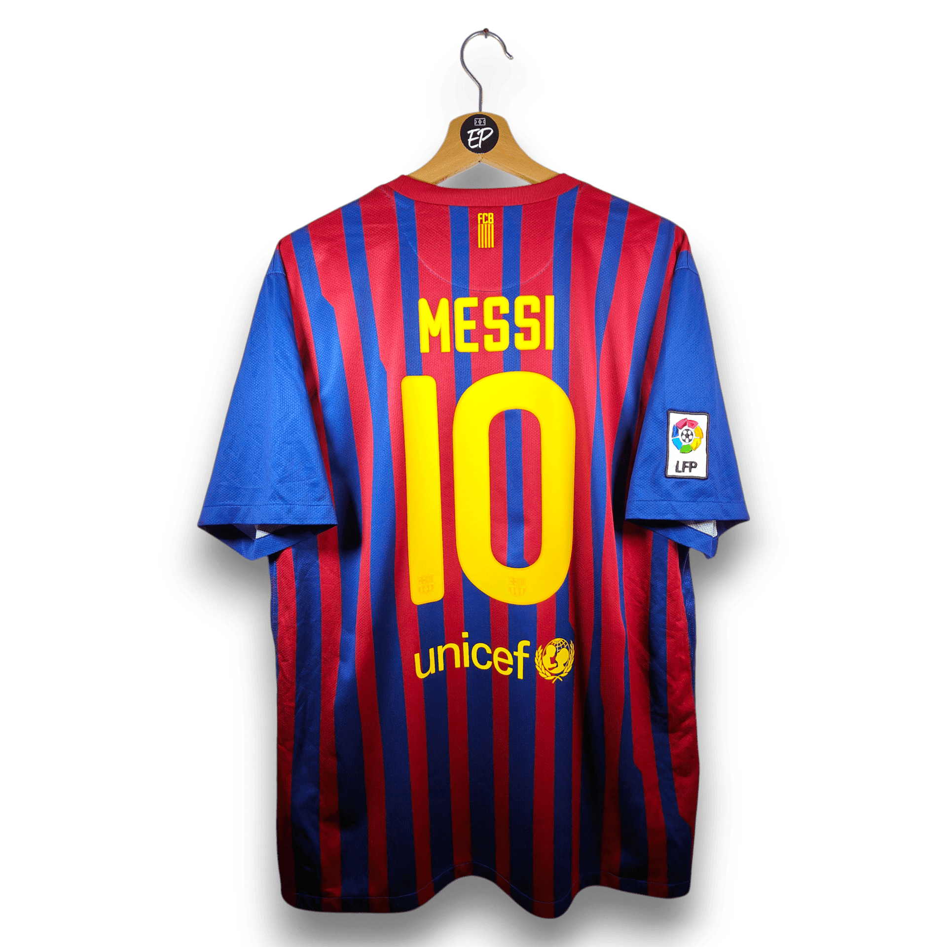 2011-12 FC Barcelona Home Shirt Messi #10 - 9.5/10 - (XL