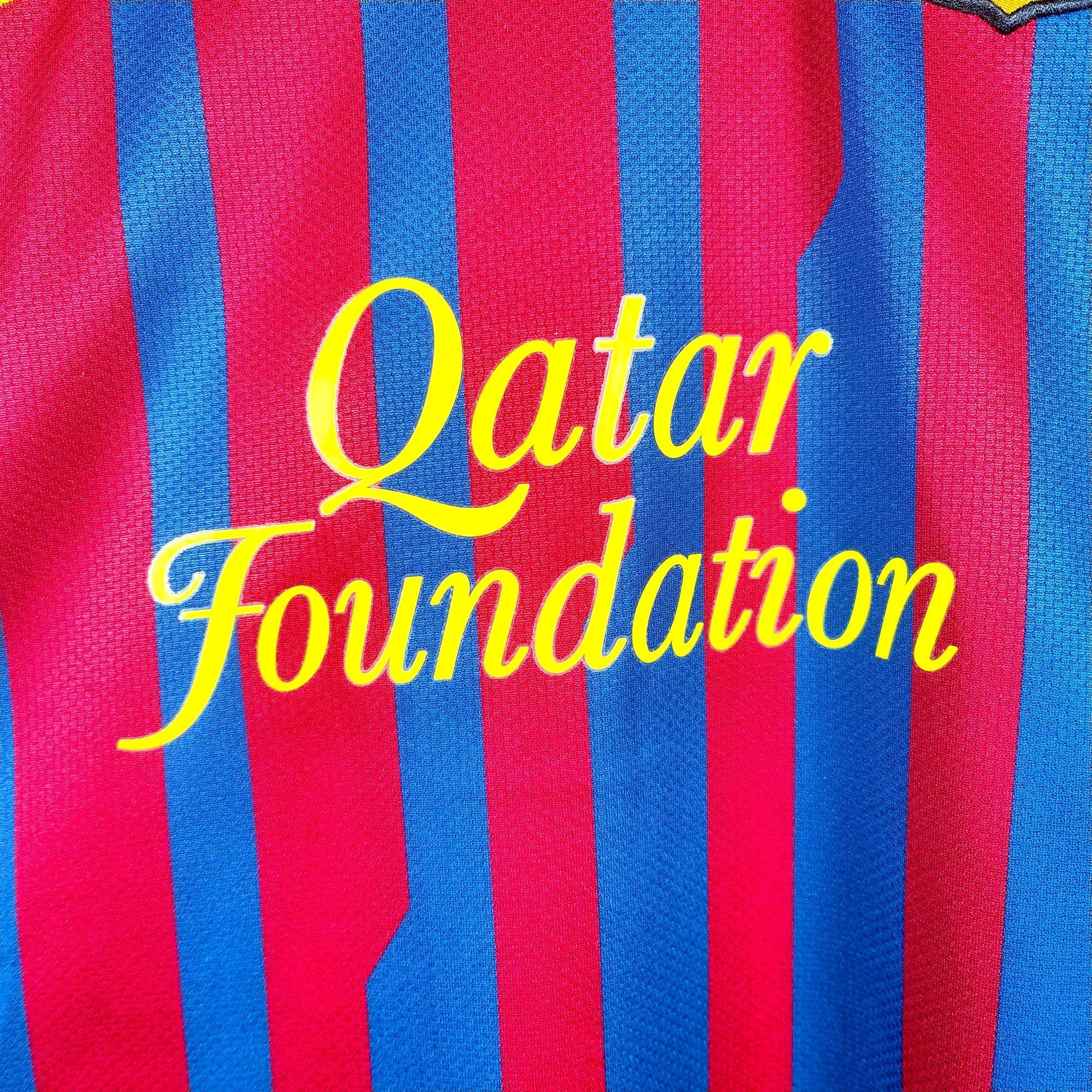 2011 - 12 FC Barcelona Home Shirt Villa 7 - 8.5/10 - (M) - Eternal Pitch
