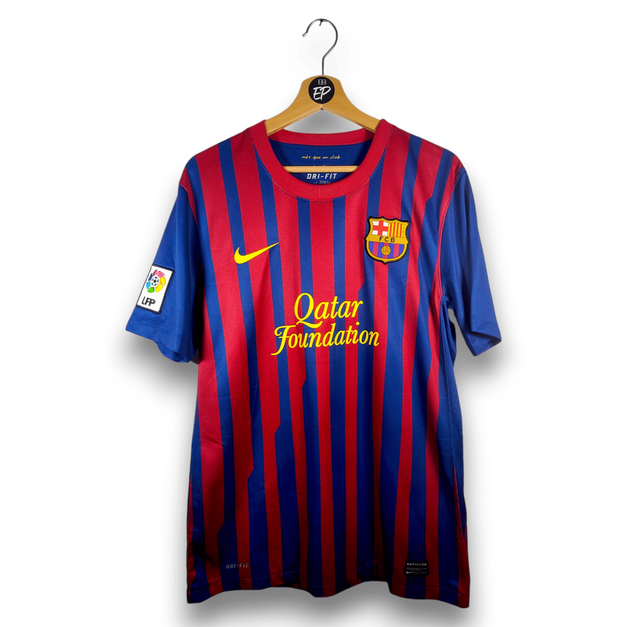 2011 - 12 FC Barcelona Home Shirt Villa 7 - 8.5/10 - (M) - Eternal Pitch