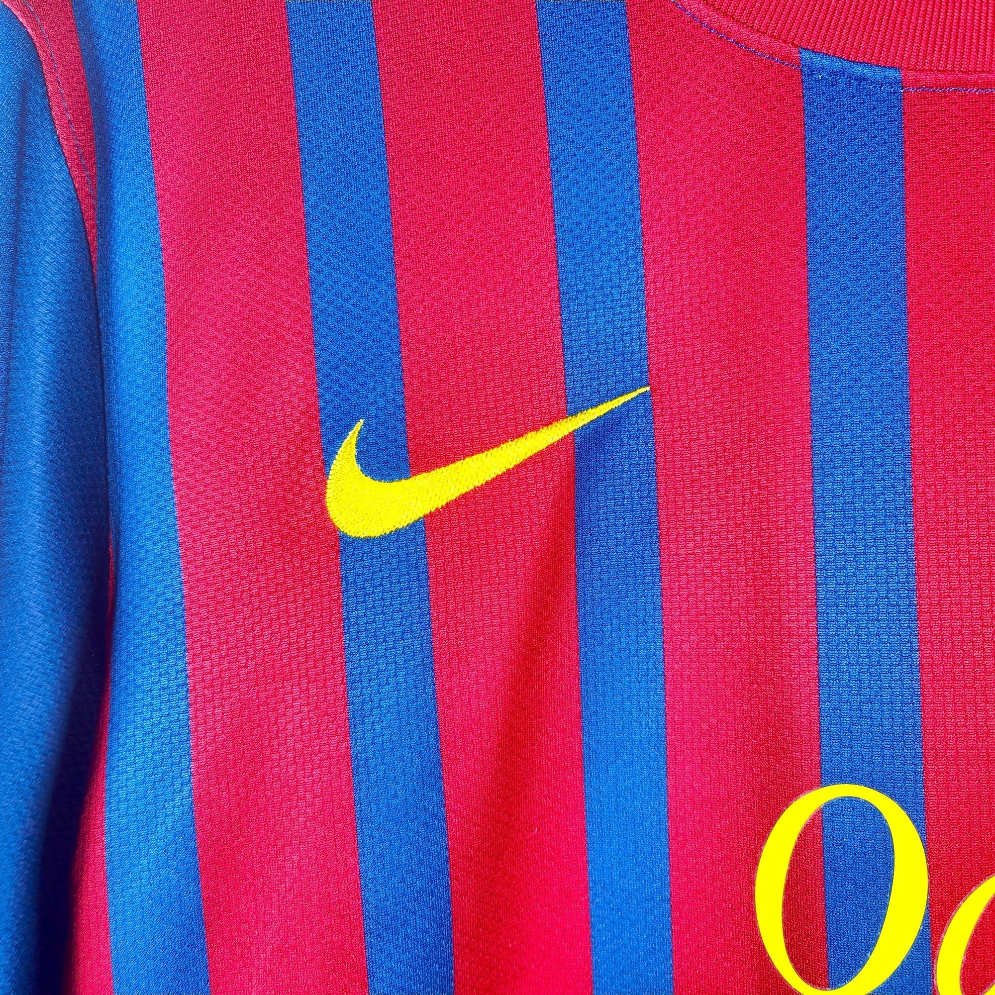 2011 - 12 FC Barcelona Home Shirt Villa 7 - 8.5/10 - (M) - Eternal Pitch