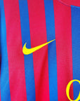 2011 - 12 FC Barcelona Home Shirt Villa 7 - 8.5/10 - (M) - Eternal Pitch
