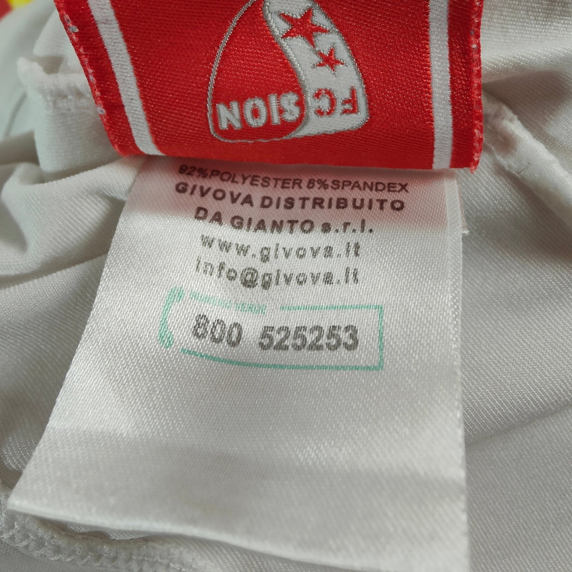 2011 - 12 FC Sion Home Shirt Sio 13 - 6/10 - (L) - Eternal Pitch