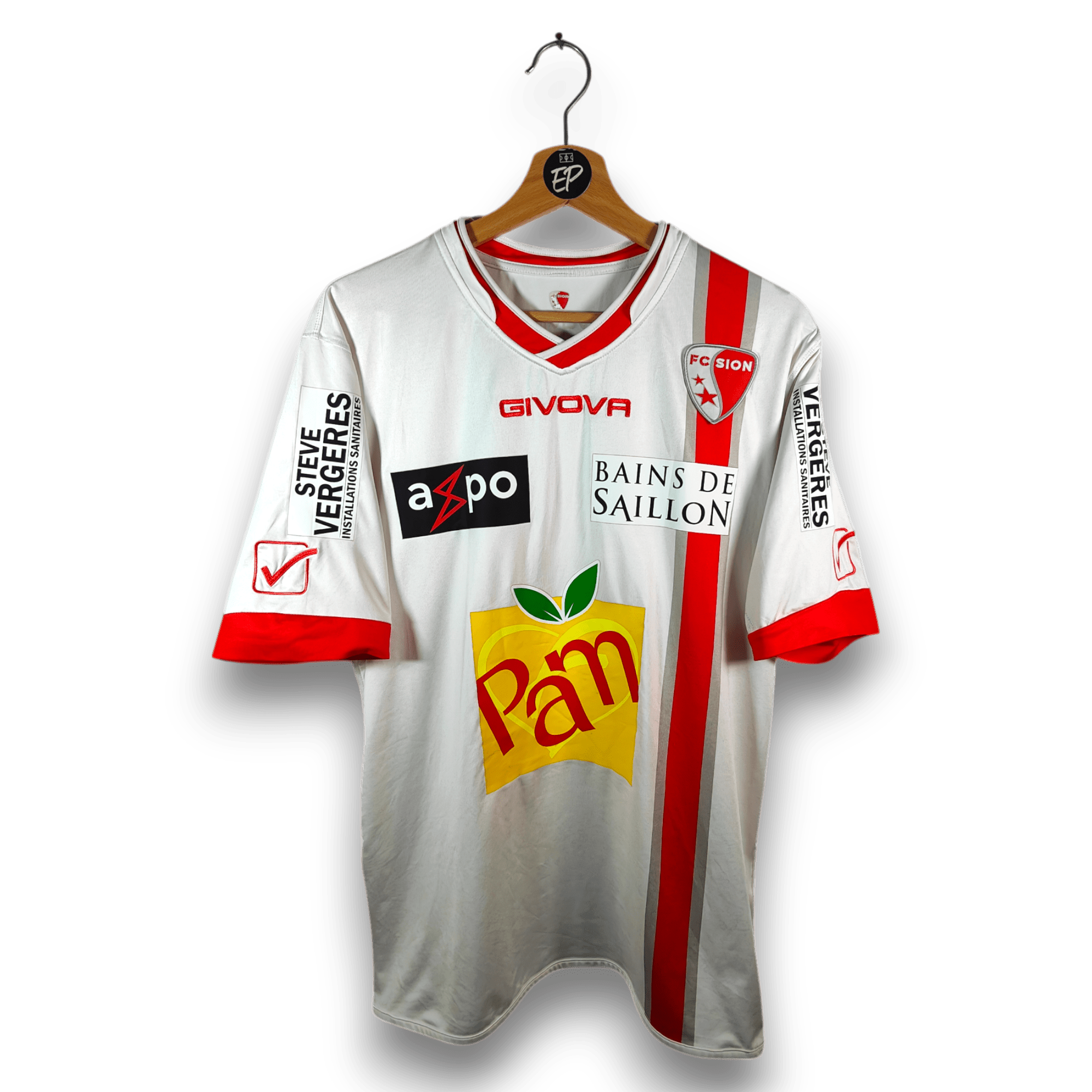 2011 - 12 FC Sion Home Shirt Sio 13 - 6/10 - (L) - Eternal Pitch