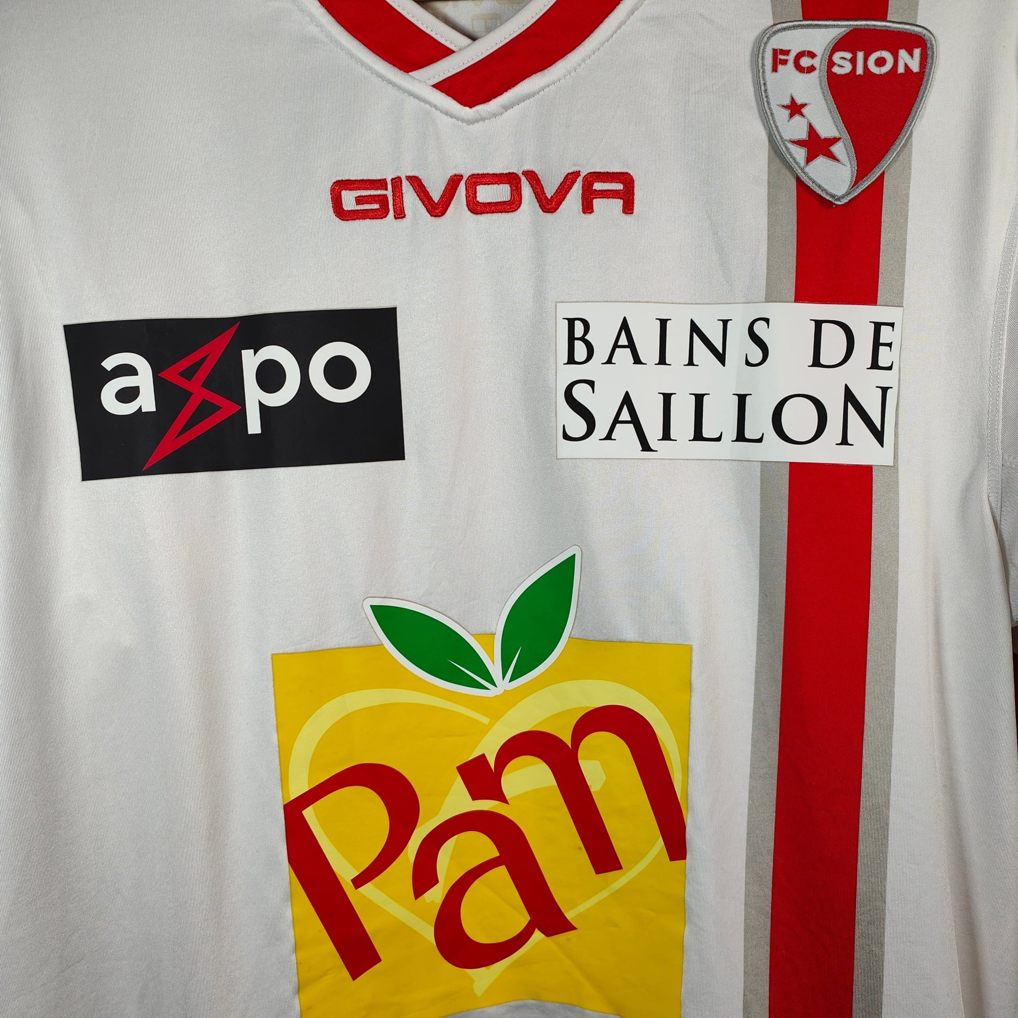2011 - 12 FC Sion Home Shirt Sio 13 - 6/10 - (L) - Eternal Pitch