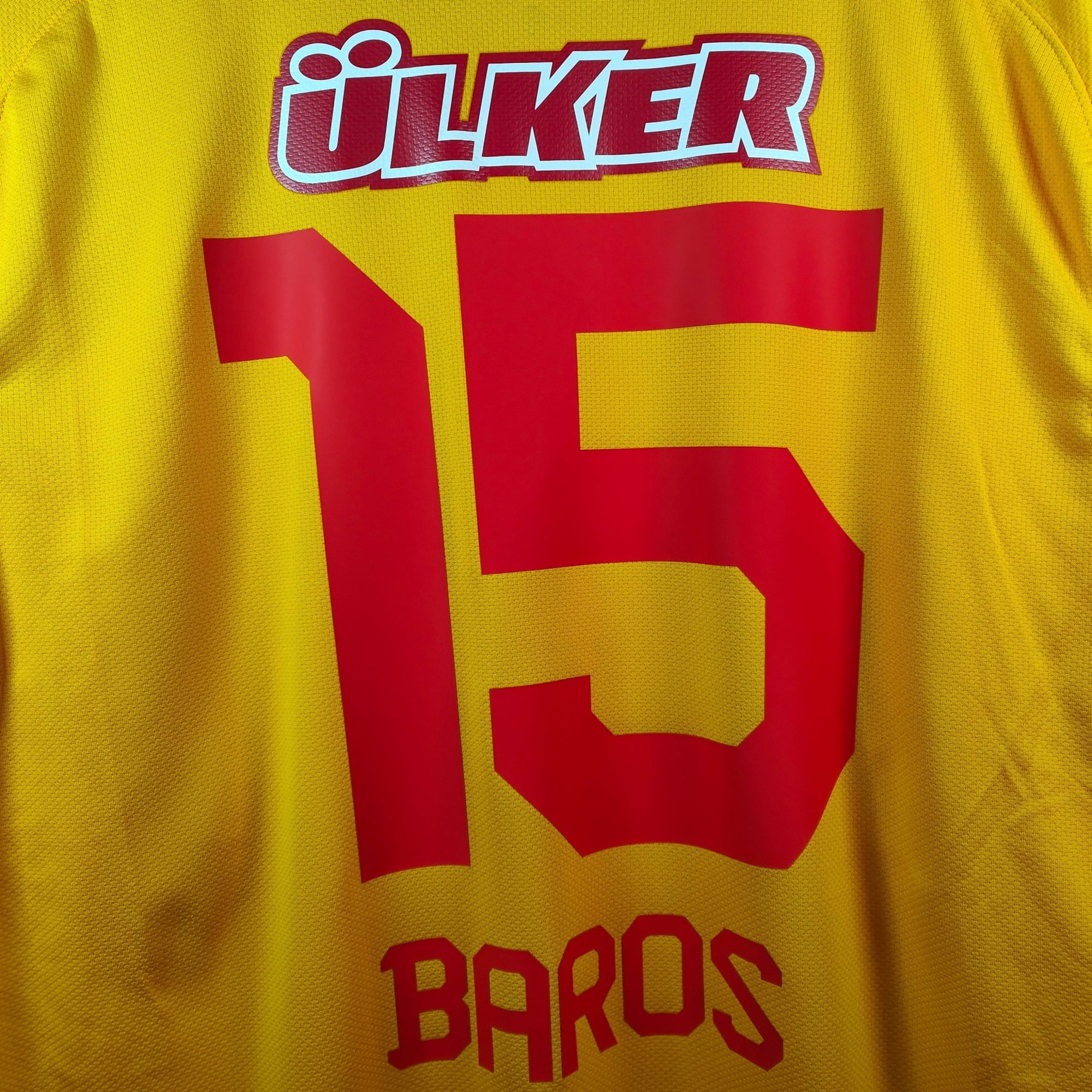 2011 - 12 Galatasaray Third Shirt Baros 15 - 9.5/10 - (XL) - Eternal Pitch