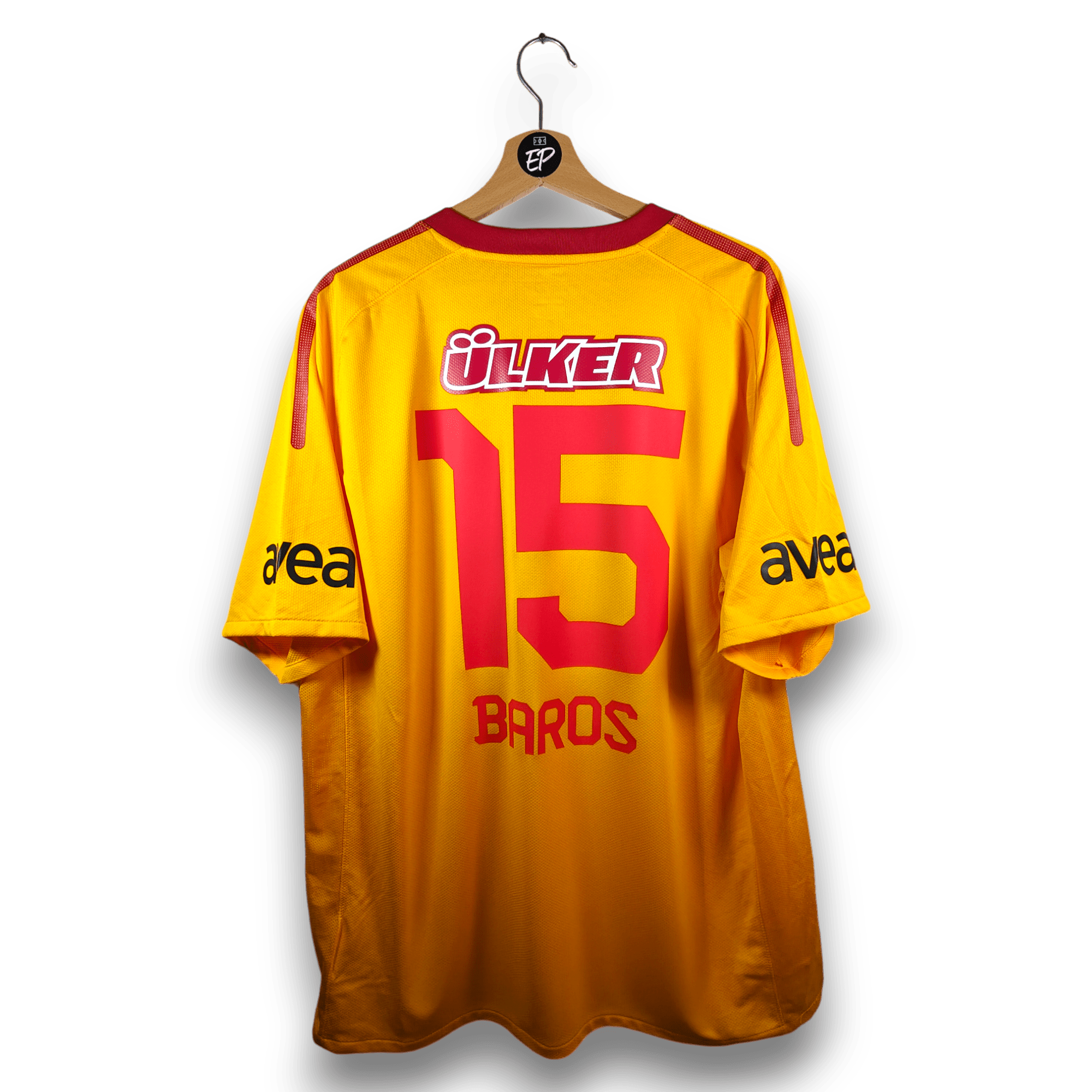 2011 - 12 Galatasaray Third Shirt Baros 15 - 9.5/10 - (XL) - Eternal Pitch