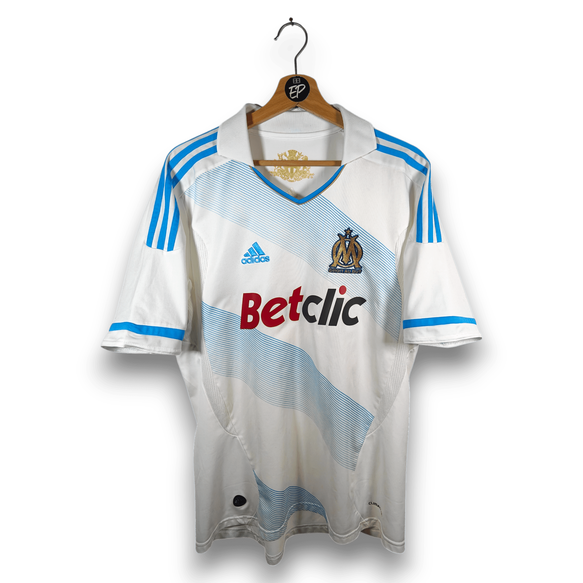 2011 - 12 Olympique Marseille Home Shirt - 8/10 - (L) - Eternal Pitch