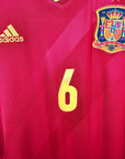 2011 - 12 Spain Home Shirt Iniesta 6 - 9/10 - (XL) - Eternal Pitch