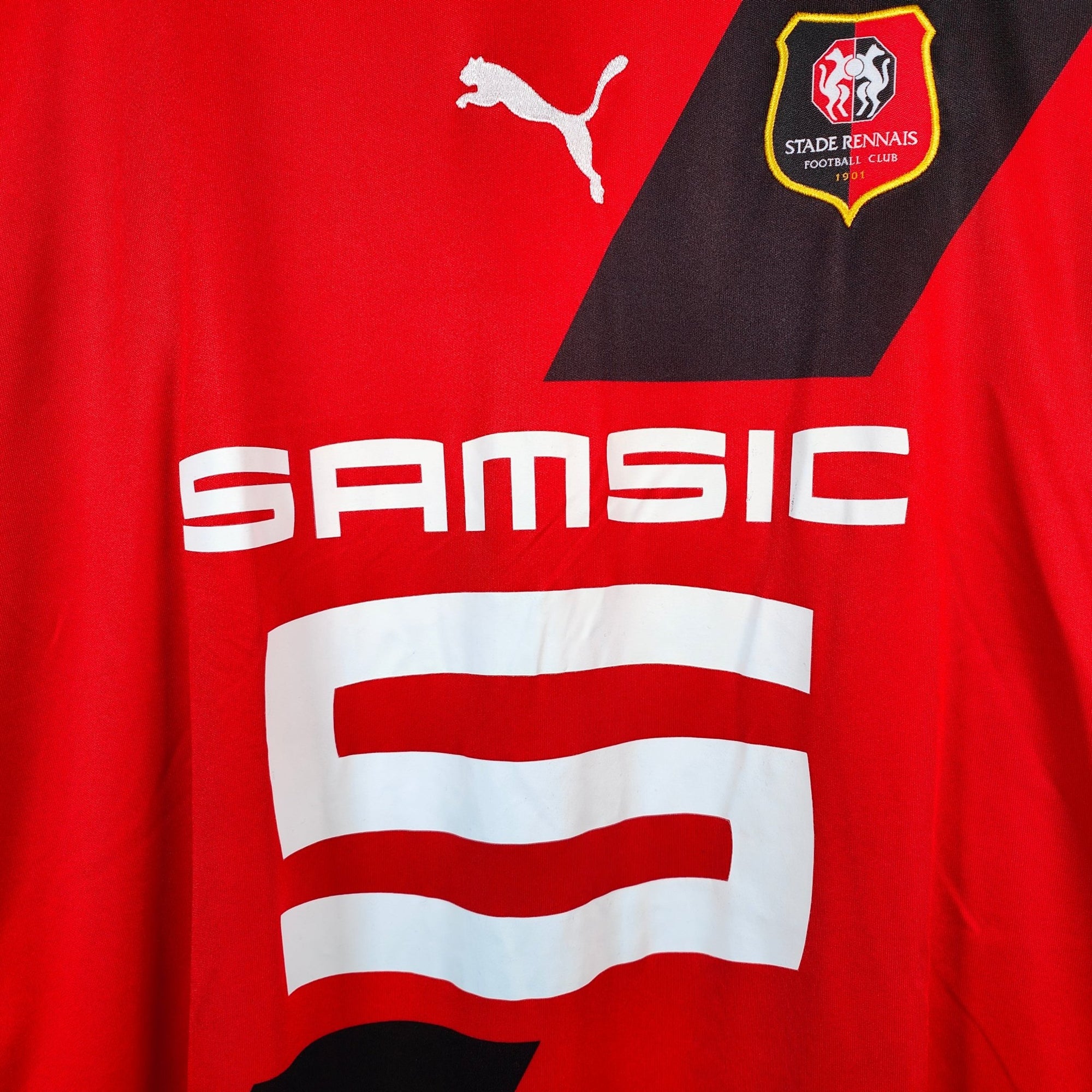 2011 - 12 Stade Rennais Home Shirt - 8/10 - (XL) - Eternal Pitch