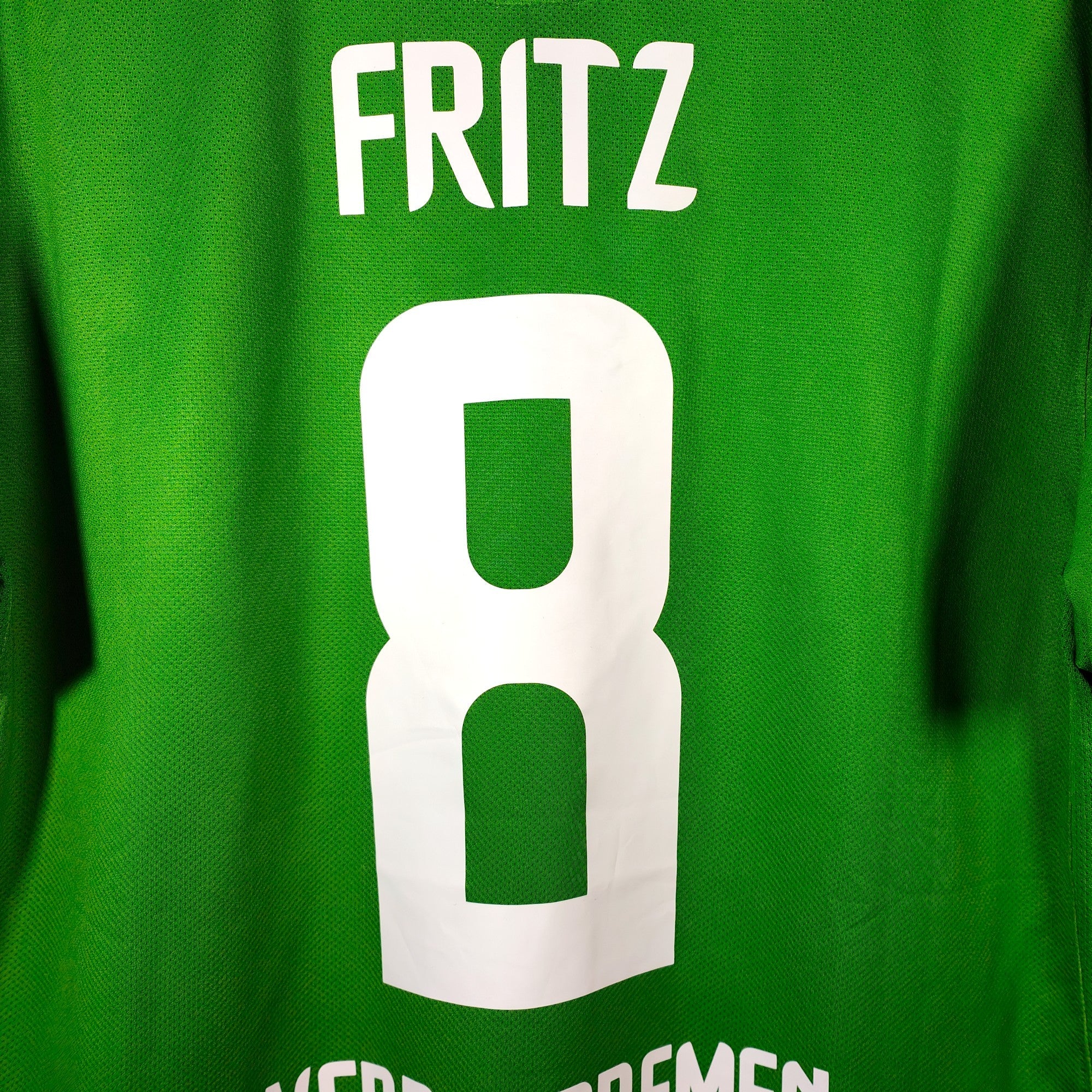 2011 - 12 Werder Bremen Home Shirt Fritz 8 - 7.5/10 - (L) - Eternal Pitch