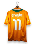 2011 - 13 Ivory Coast Home Shirt Drogba 11 (M) - Eternal Pitch