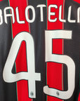 2012 - 13 AC Milan Home Shirt Balotelli 45 (M) - Eternal Pitch