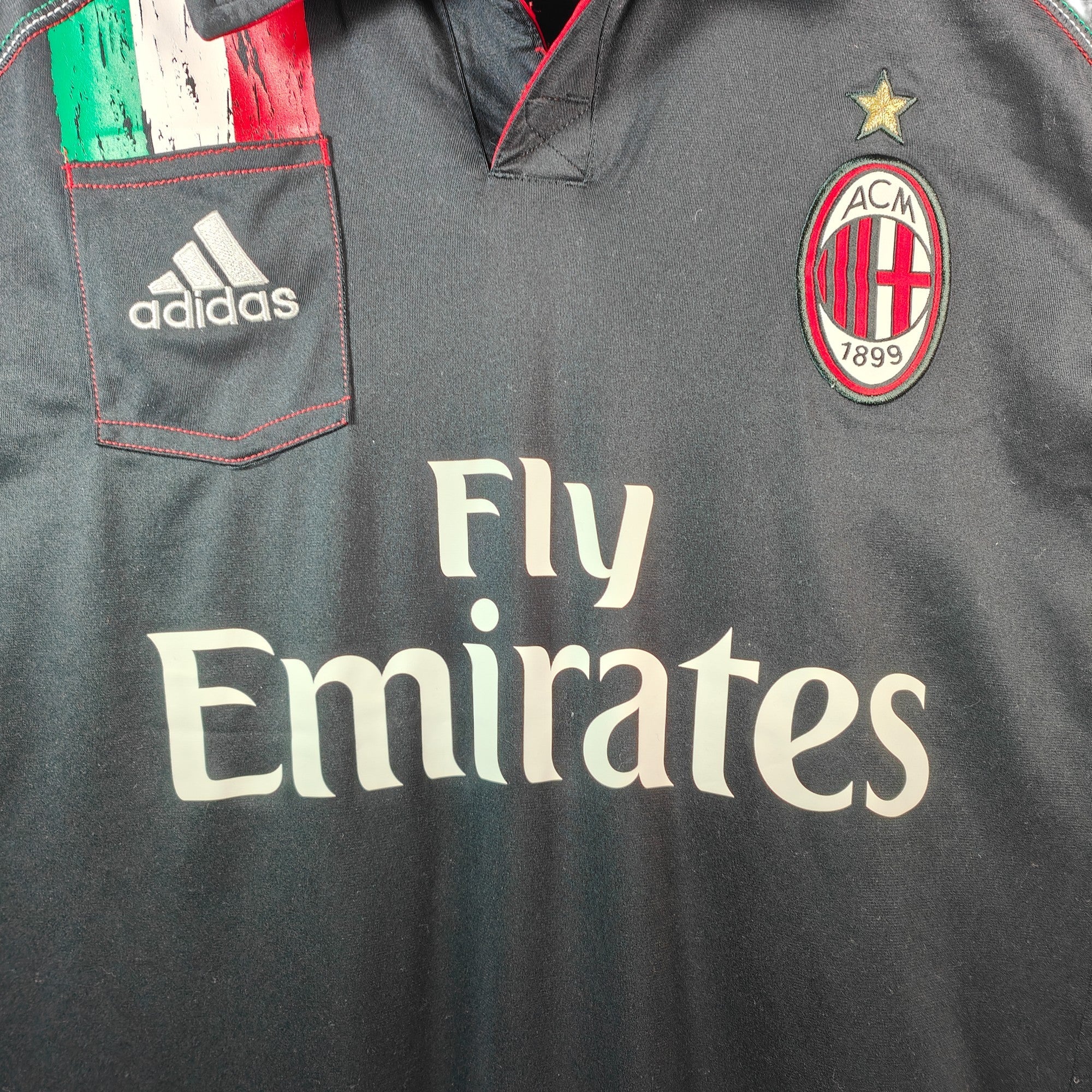 2012 - 13 AC Milan Third Shirt Balotelli 45 - 9.5/10 - (L) - Eternal Pitch