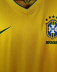 2012 - 13 Brazil Home Shirt - 7.5/10 - (L) - Eternal Pitch